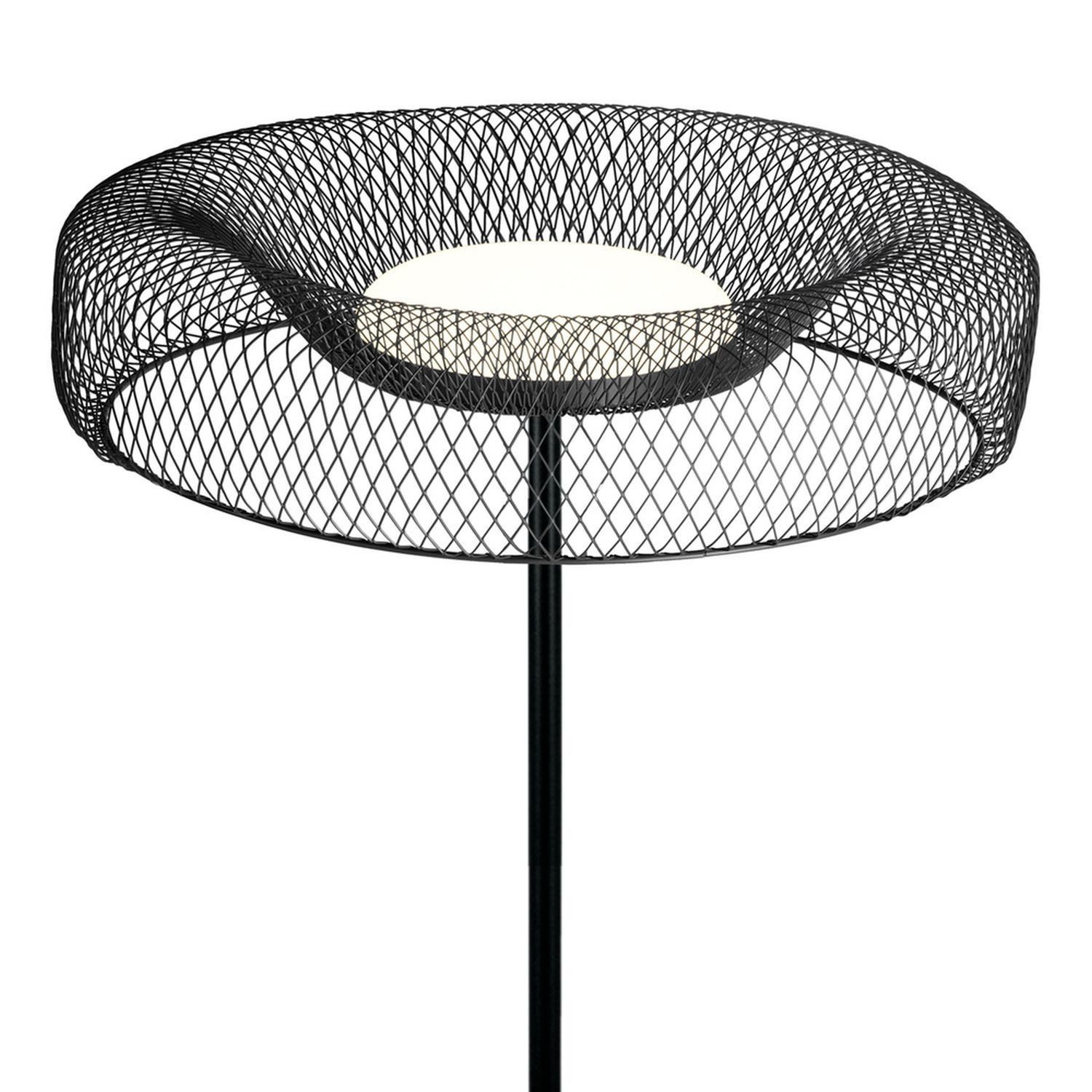 Licht-Erlebnisse Stehlampe NALESOR, LED fest integriert, Warmweiß, LED 161 cm hoch rund 3000 K 1200 lm Modern