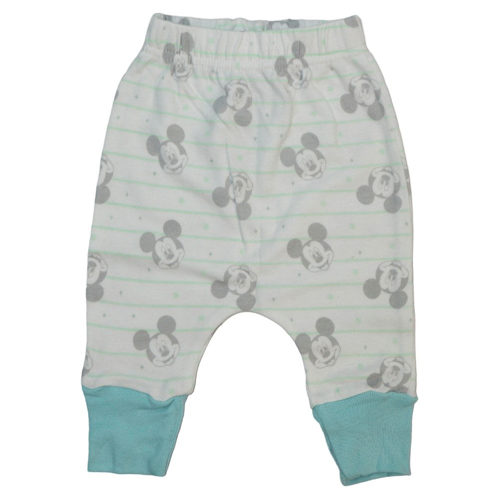 Disney Strampler Mickey Maus Baby 4 tlg Set Body Hose Lätzchen Mütze (4-tlg) Gr. 56 bis 74