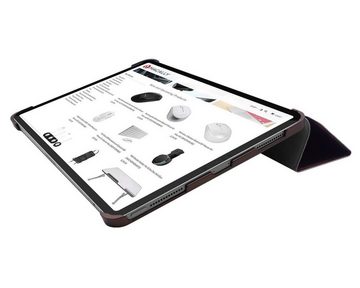 Macally Tablet-Hülle Schutz-Hülle Ständer Smart Tasche Cover Etui, für Apple iPad Pro 11" 2020 und 2021, Befestigung für Apple Pencil
