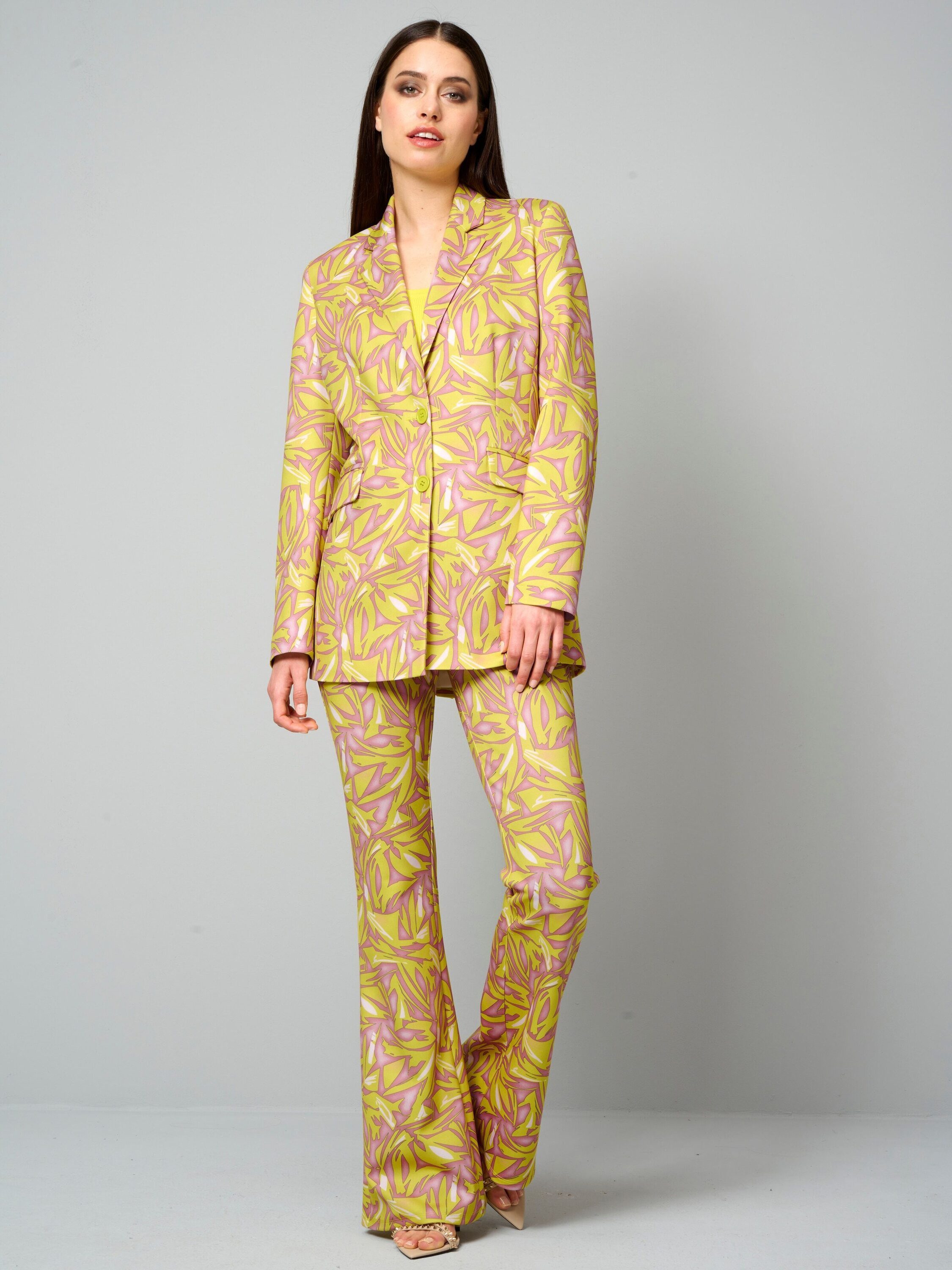 Alba Moda Kurzblazer Blazer mit grafischem Print