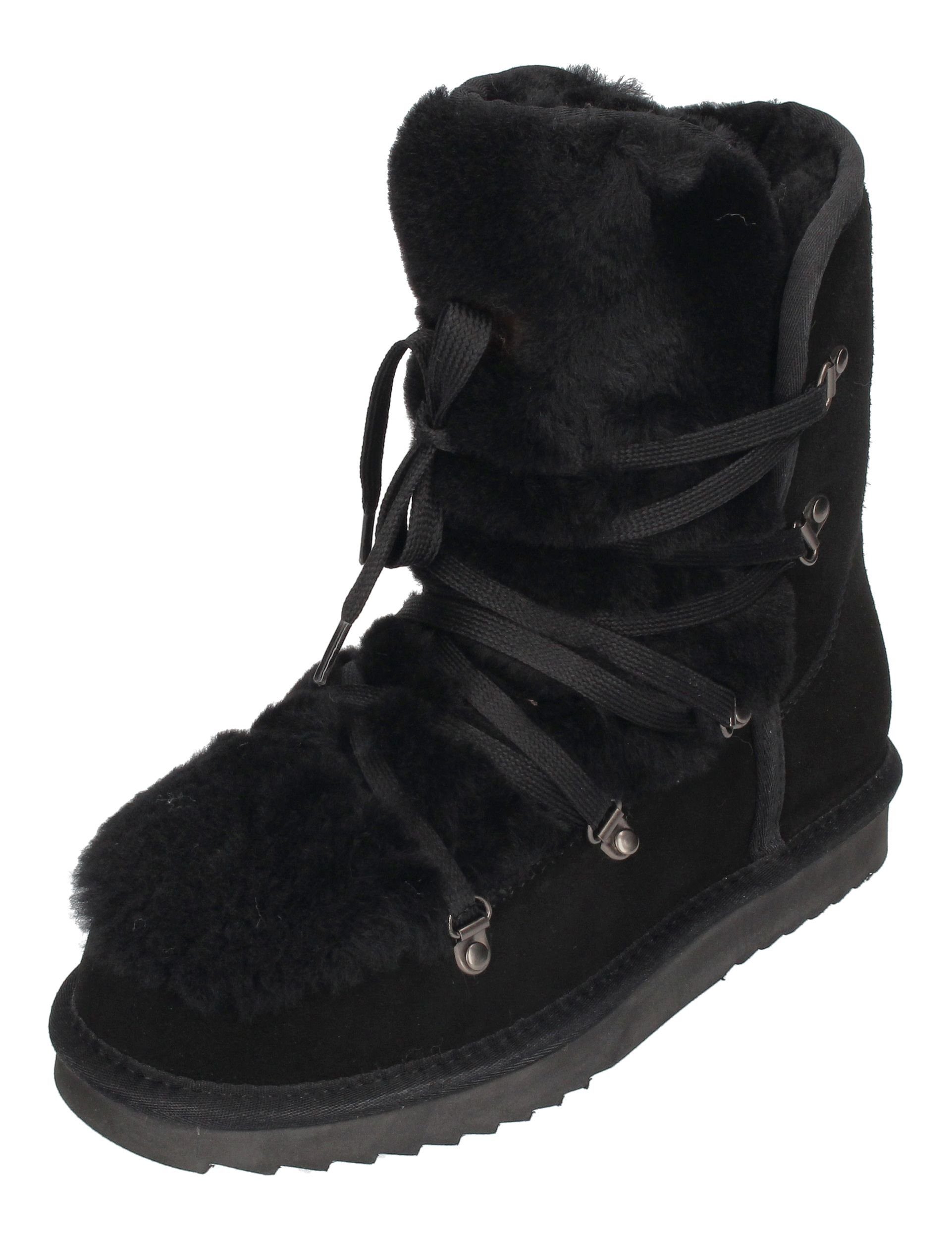 WARMBAT Moonbi Suede MBI3260-99 Winterboots Black