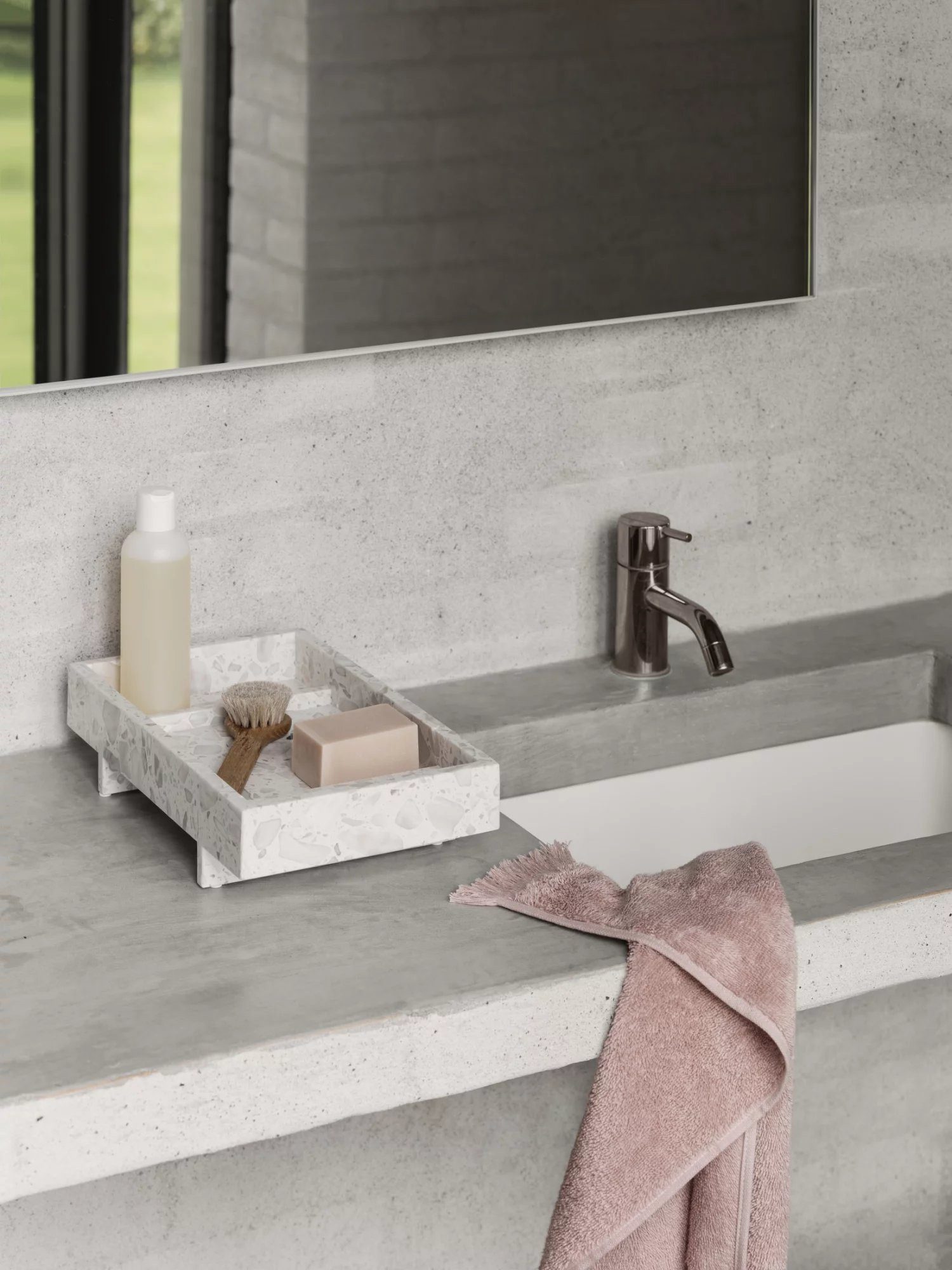 blomus Tablett -ABENTO- Elegantes Tablett aus Marmor: Vielseitiges Design, Marmor, Hochwertig, Marmor, 30x18x7,5cm, Designer, 3 Farben, Luxuriös, Pflegeleicht