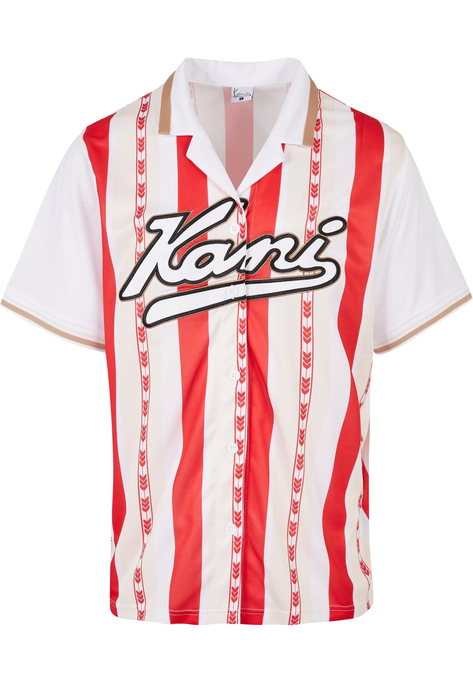 Karl Kani T-Shirt Karl Kani Herren KM222-002-1 Varsity Block Stripe Baseball Shirt (1-tlg)