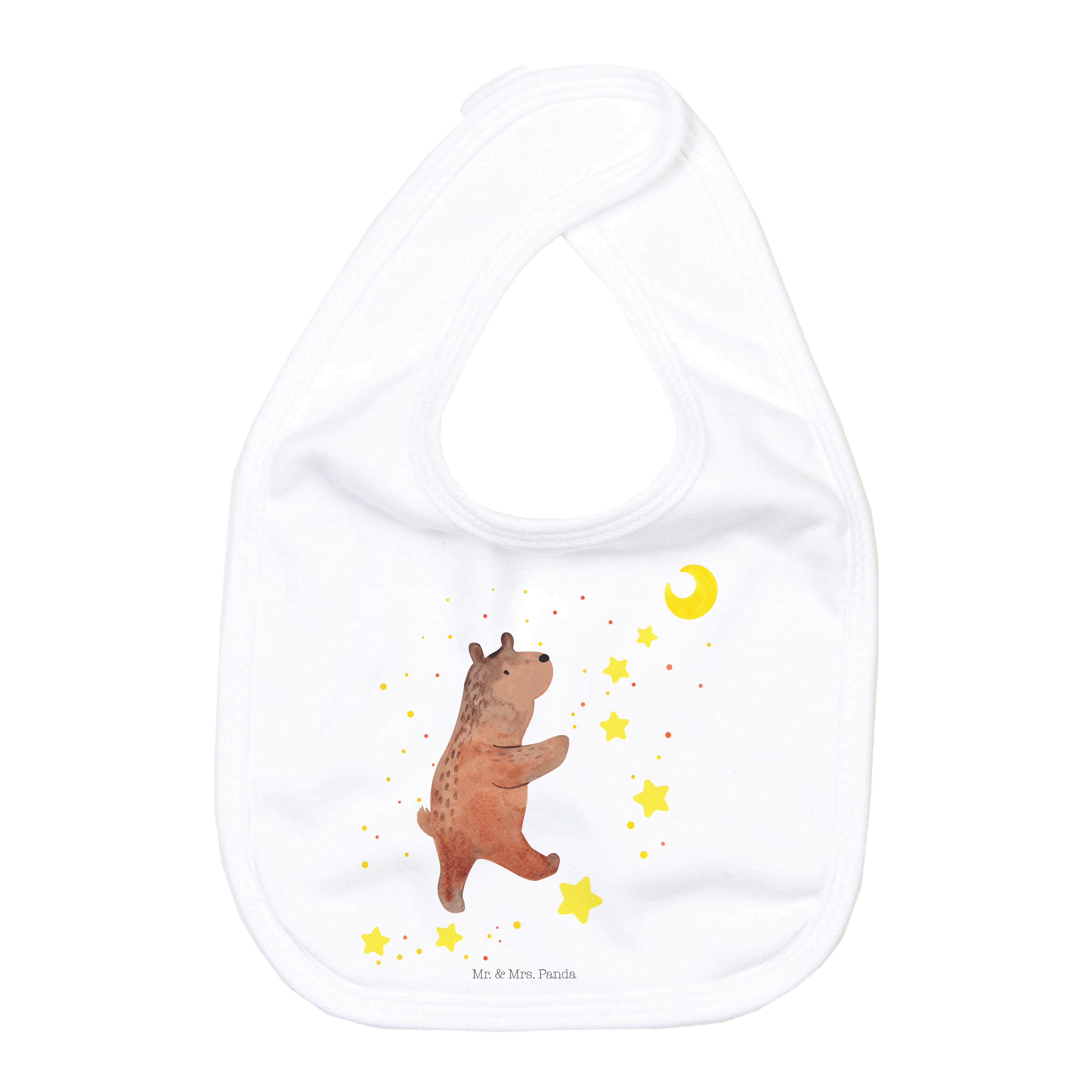 Tragetuch Bär Träume - Weiß - Geschenk, Teddybär, Lätzchen, Traumdeutung, Gesch