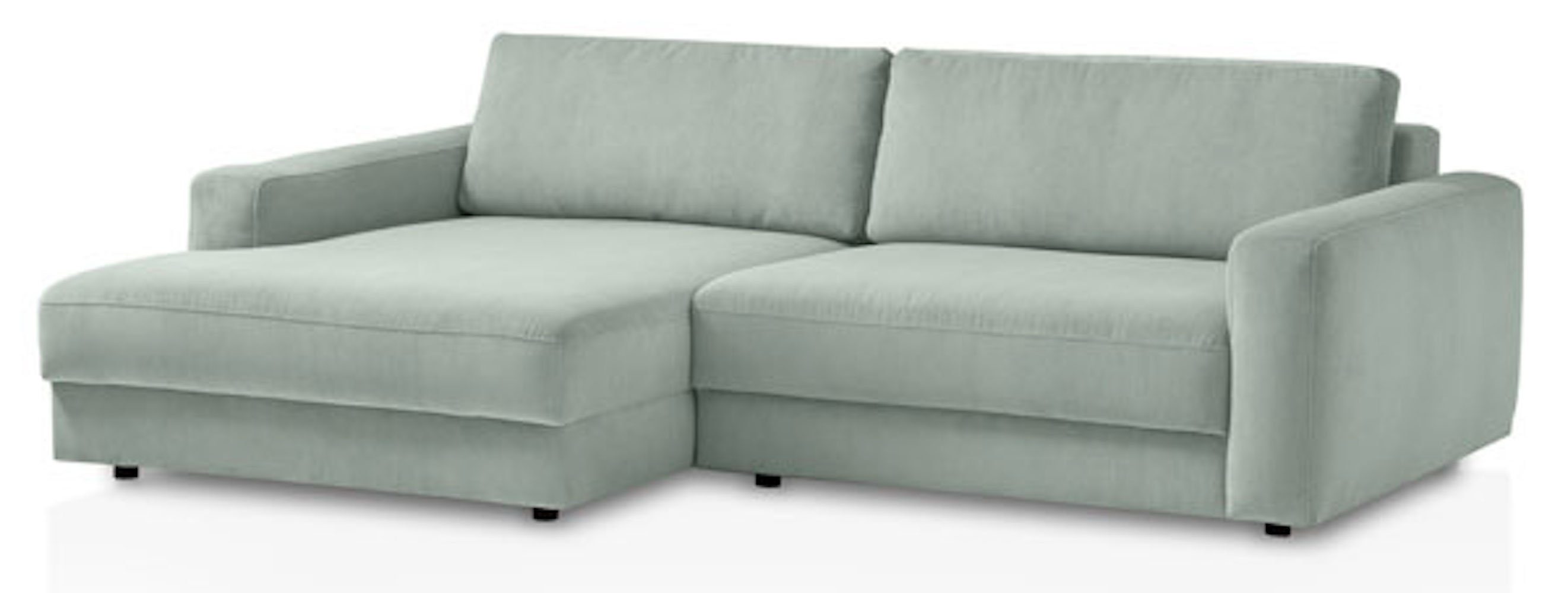 Recamiere Feldmann-Wohnen Bogota, Ecksofa mint 250x176x84cm links