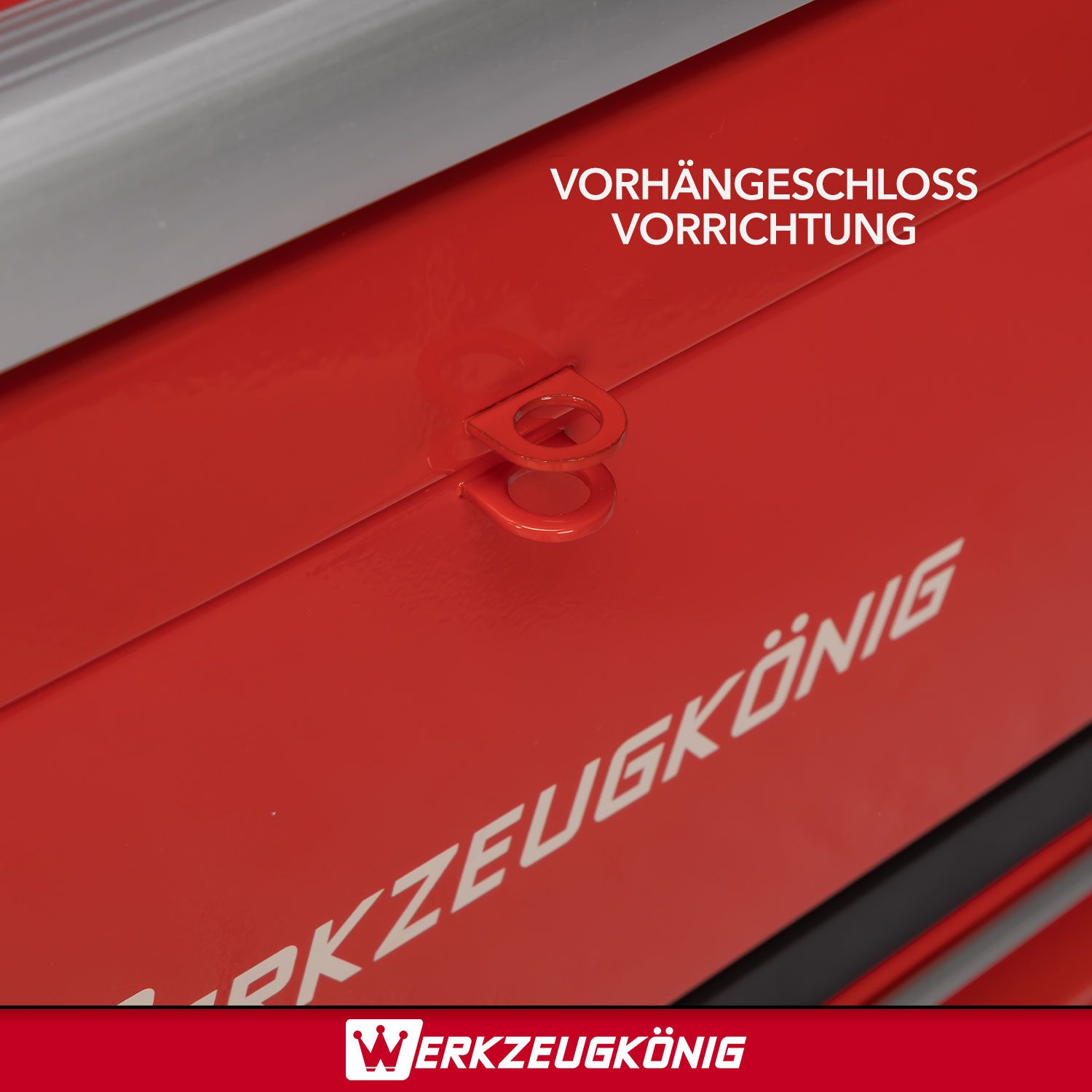 Werkzeugkönig Werkzeugtrolley Werkstattwagen Modulsystem leer, Module einzeln nutzbar und kombinierbar - inklusive Sortimentskoffer – Bild 5 von 5