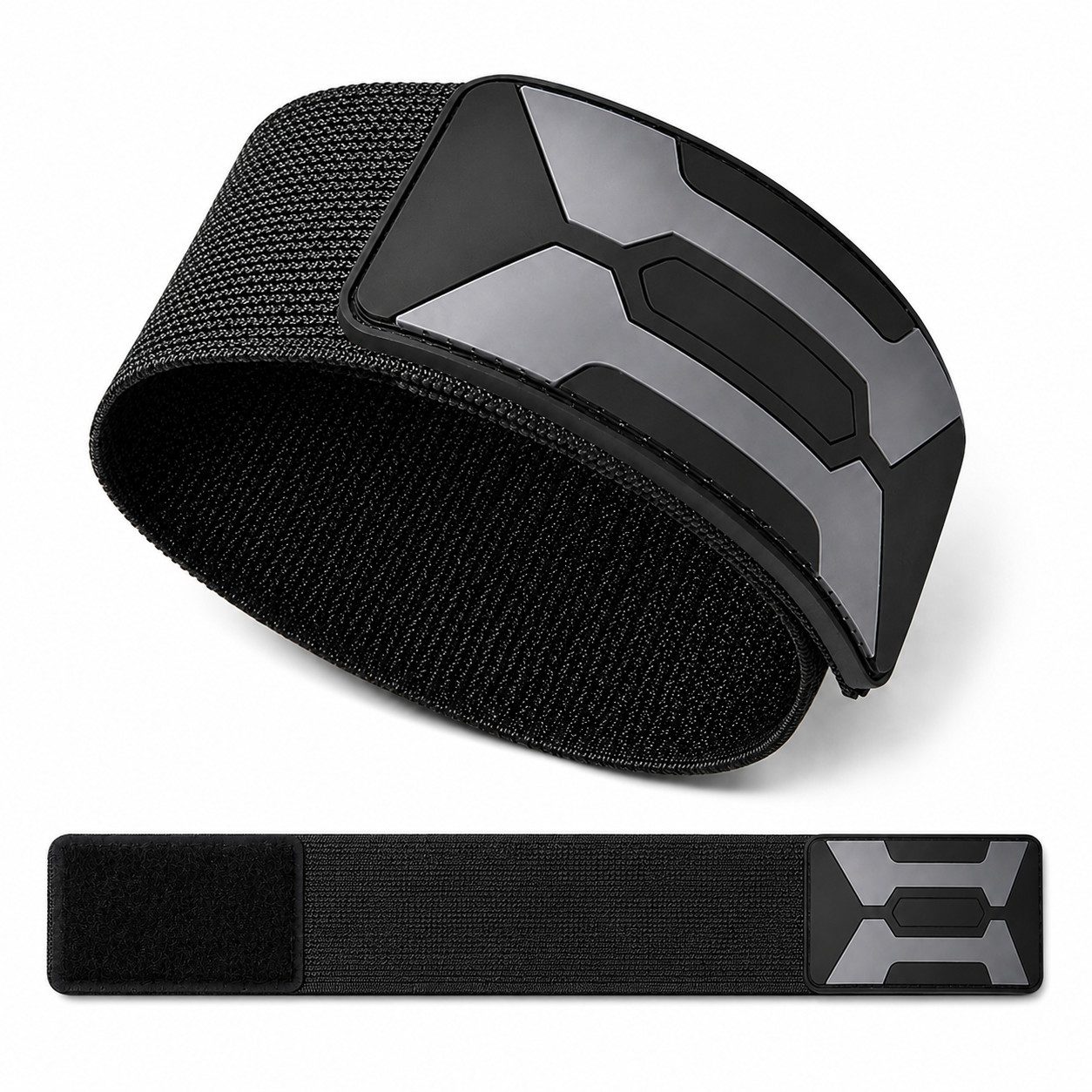 Fyrove Reflektorband Generische reflektierende verstellbare wasserdichte Beinbänder, (Set, Reflektierende verstellbare Knöchelriemen mit wasserabweisender), Breitband‑Design für hohe Stabilität, verhindert Kettenverhedderungen