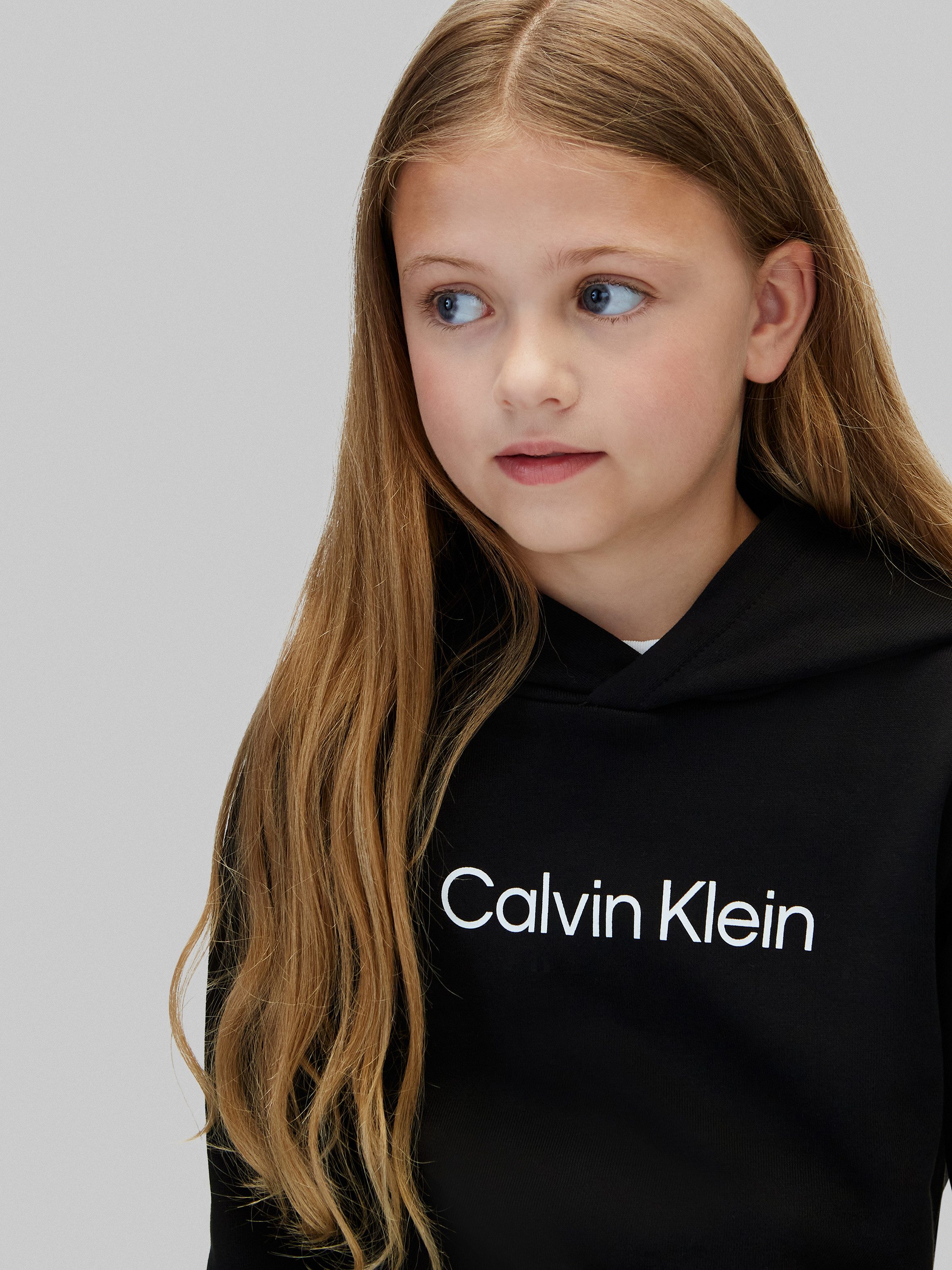 Calvin Klein Jeans Kapuzensweatshirt LOGO REGULAR TERRY HOODIE Regular fit, Logoschriftzug – Bild 3 von 5