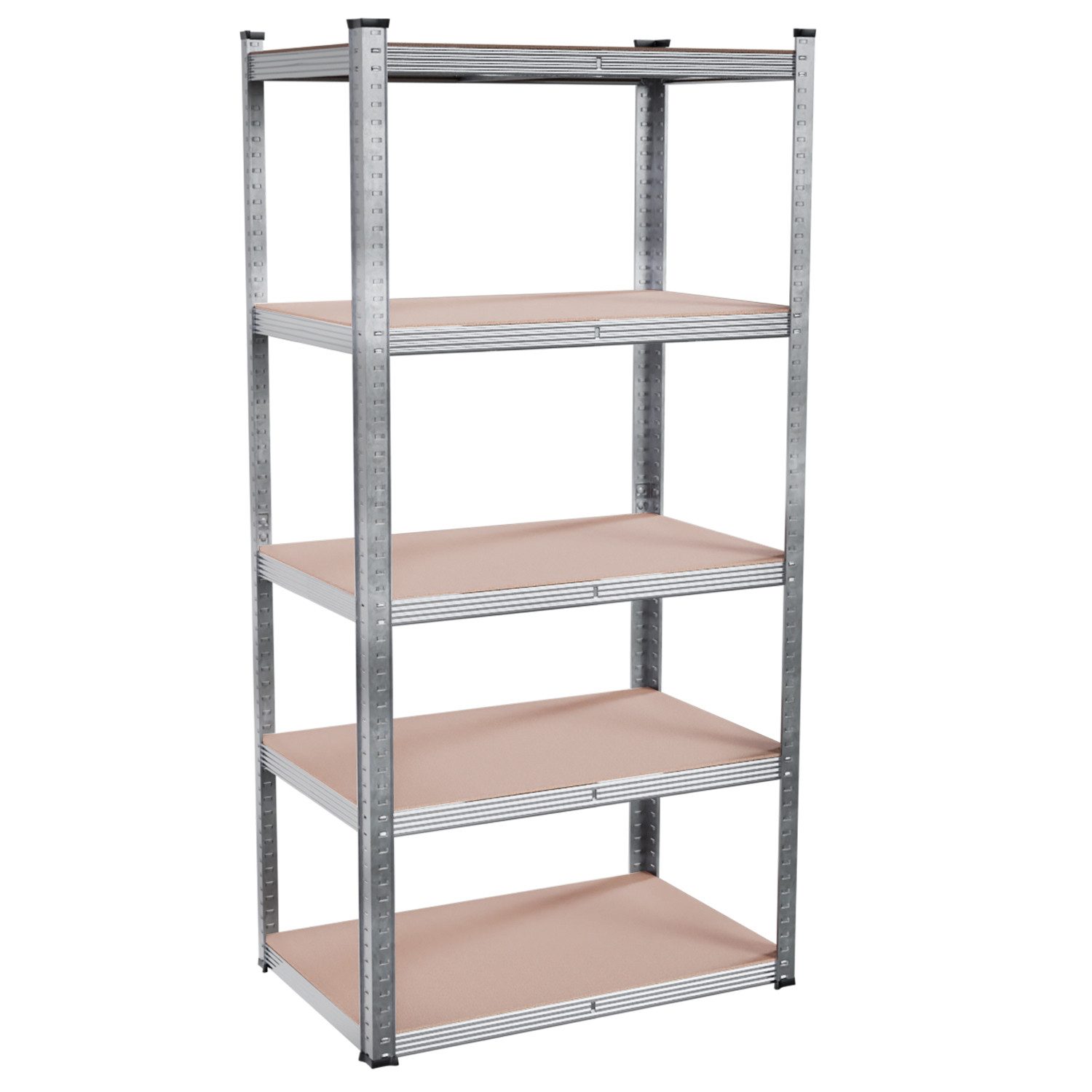 TroniTechnik Regal Schwerlastregal mit 5 Holzböden, edel verzinkt, Standreg günstig online kaufen