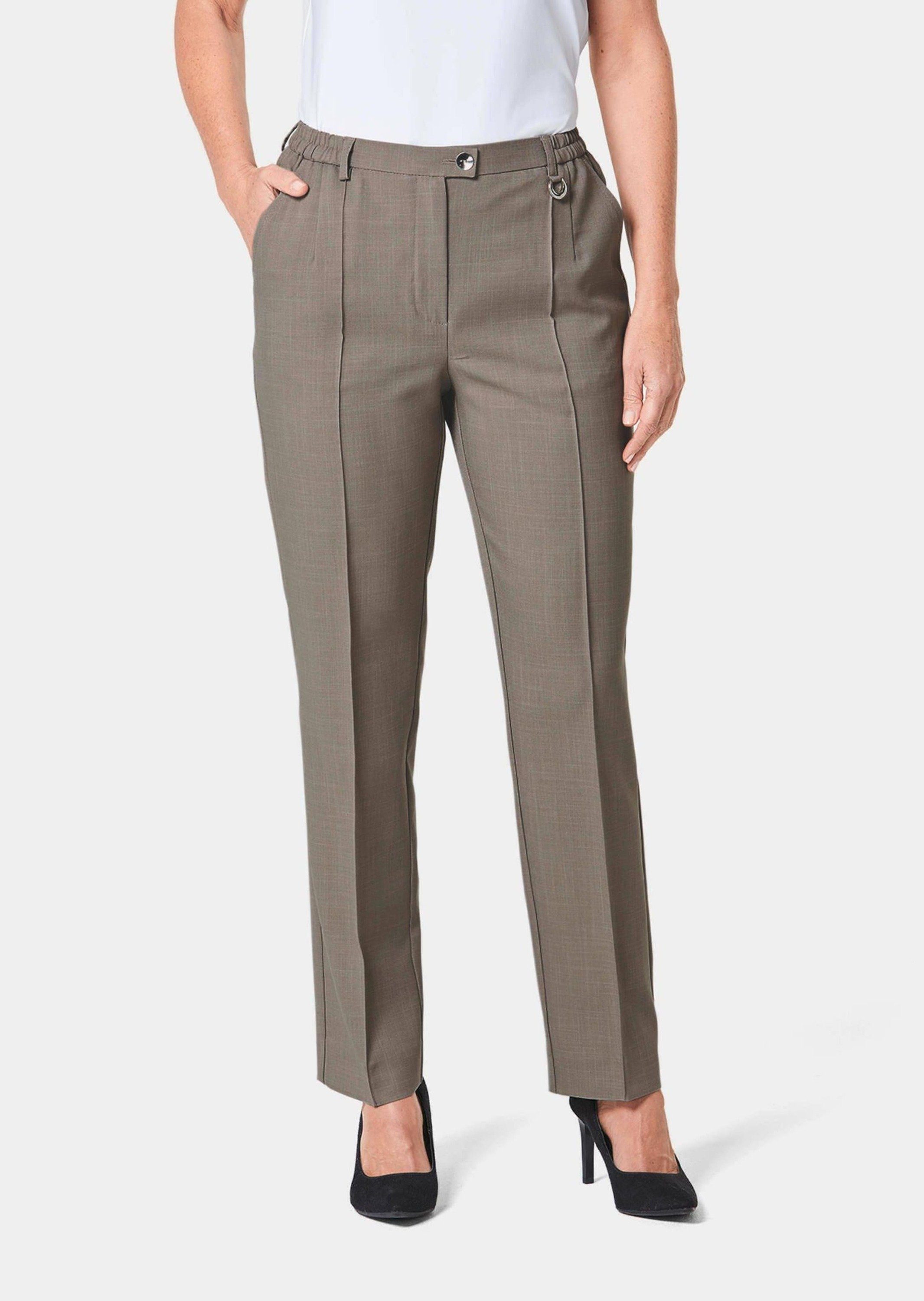 GOLDNER Stoffhose Knitterarme Hose Anna mit günstig online kaufen
