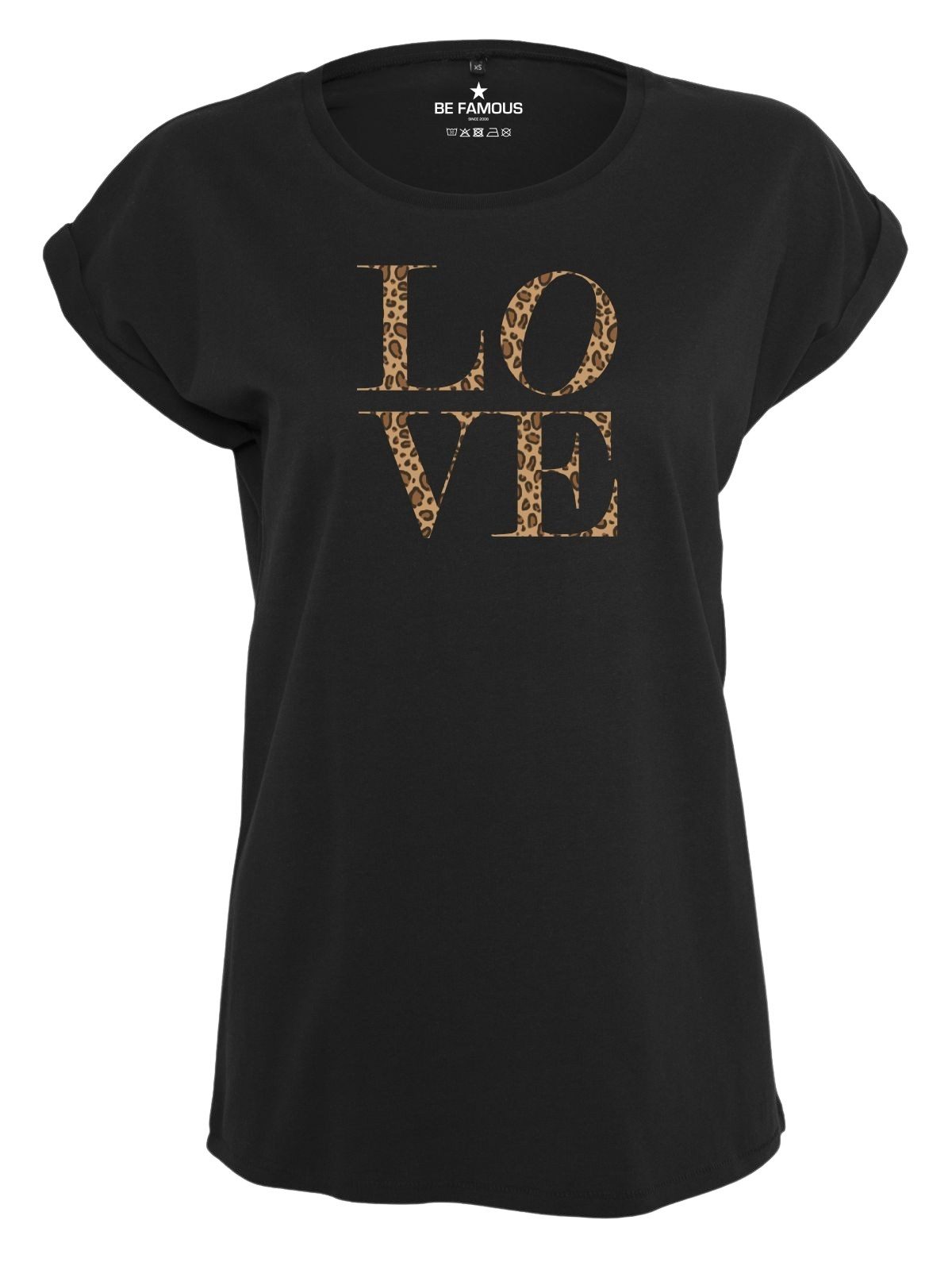 Print-Shirt Classic Roll Up LOVE