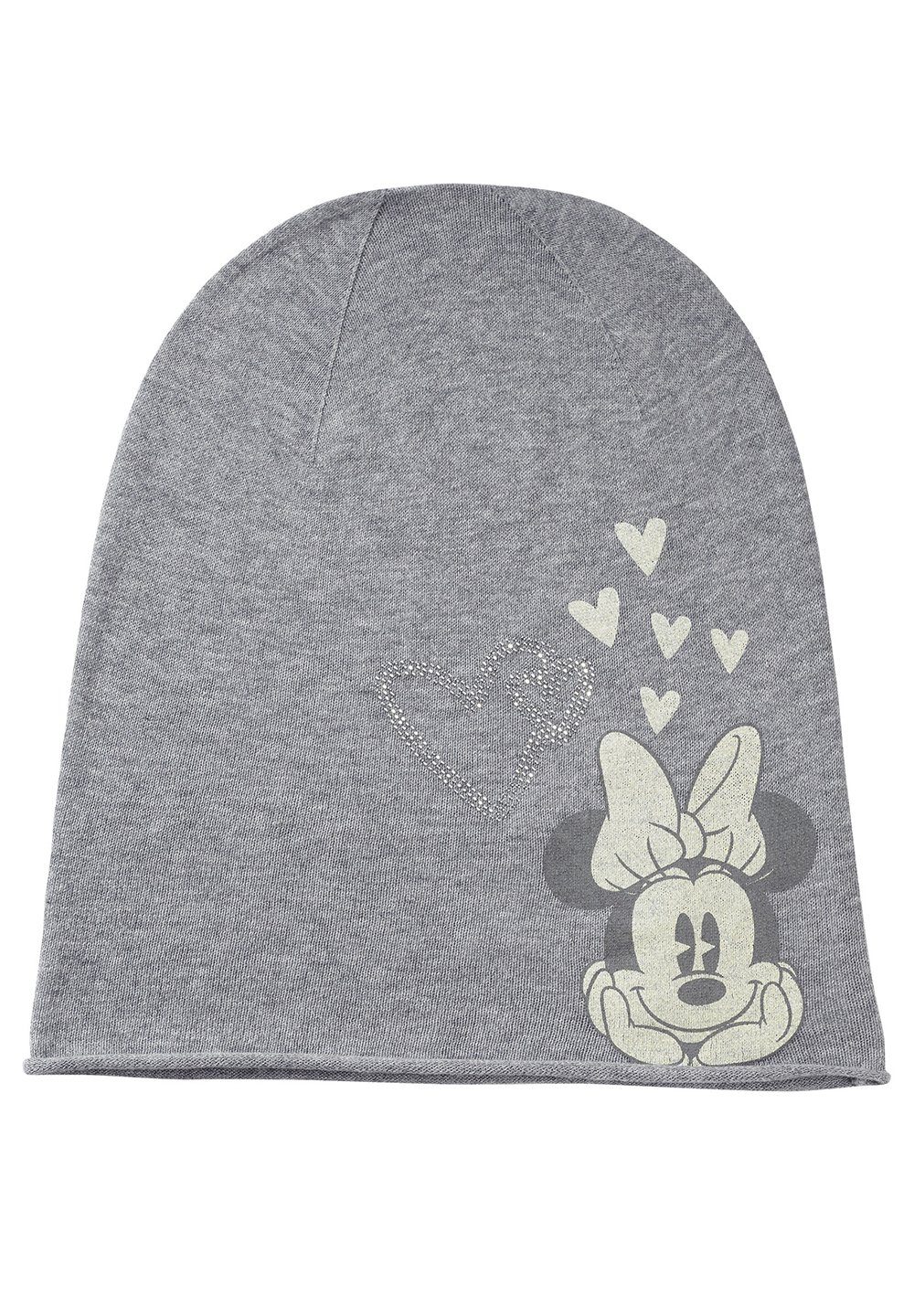 Damen Mützen ONOMATO  Beanie Minnie Mouse Damen Winter-Mütze Mini Maus reine Baumwolle