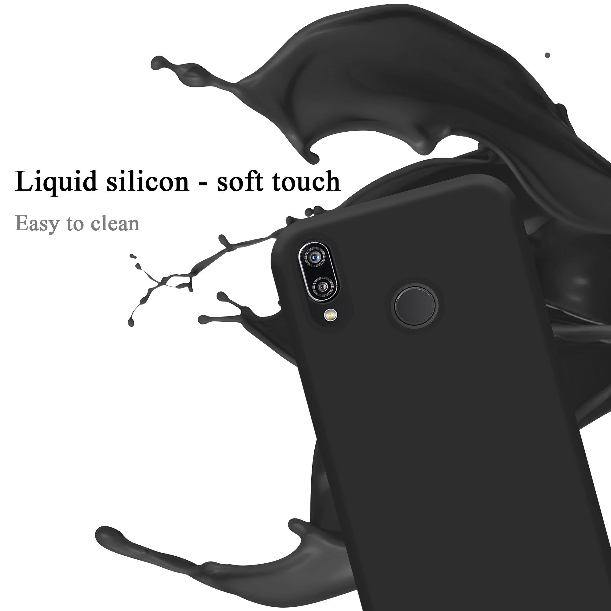 Cadorabo Handyhülle für Huawei P20 LITE 2018 / NOVA 3E Hülle Huawei P20 LITE 2018 / NOVA 3E, Flexible Hülle TPU Silikon Schutzhülle Back Cover Case