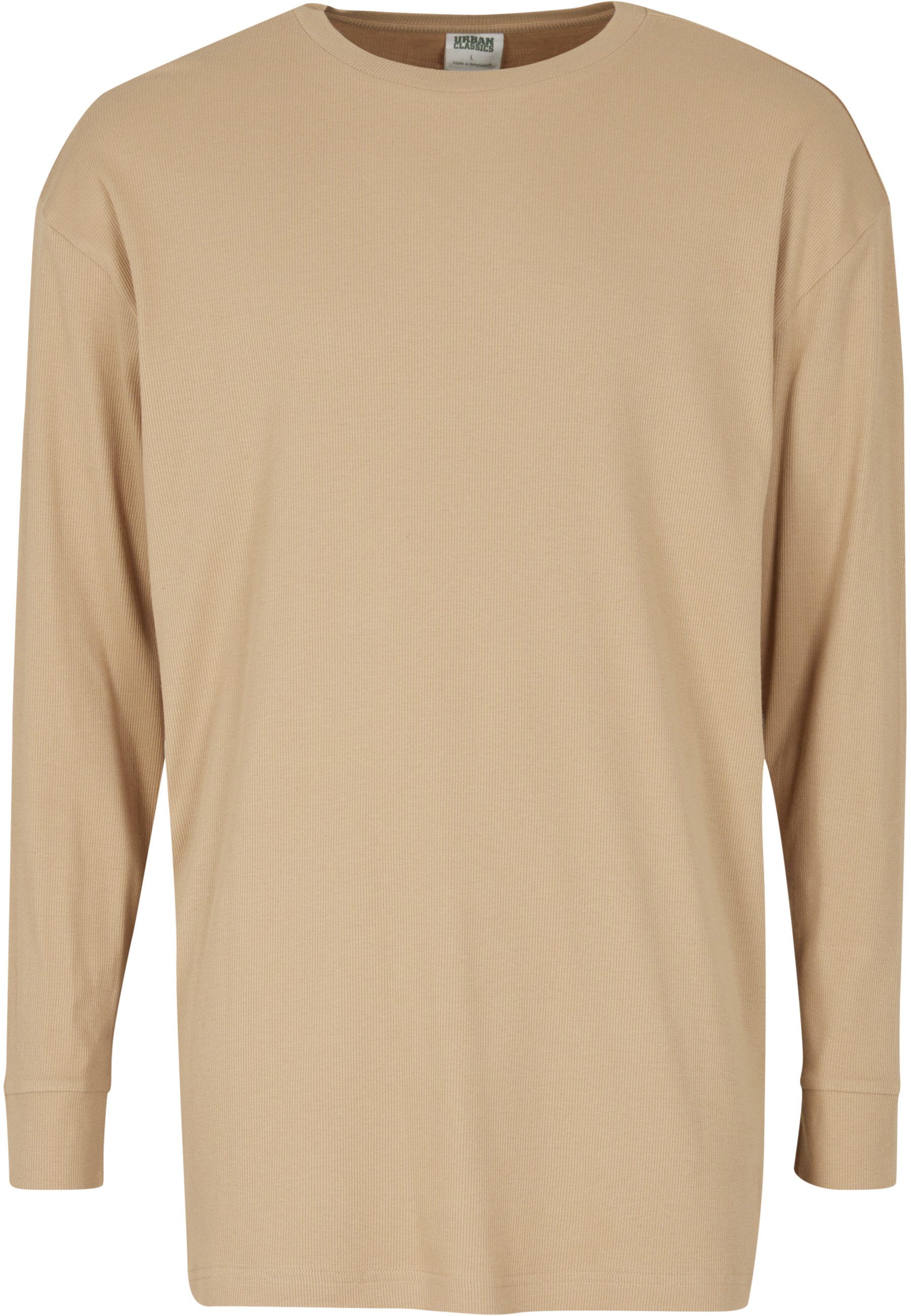 URBAN CLASSICS Longsleeve Urban Classics Herren Organic Boxy Rib Longsleeve (1-tlg)