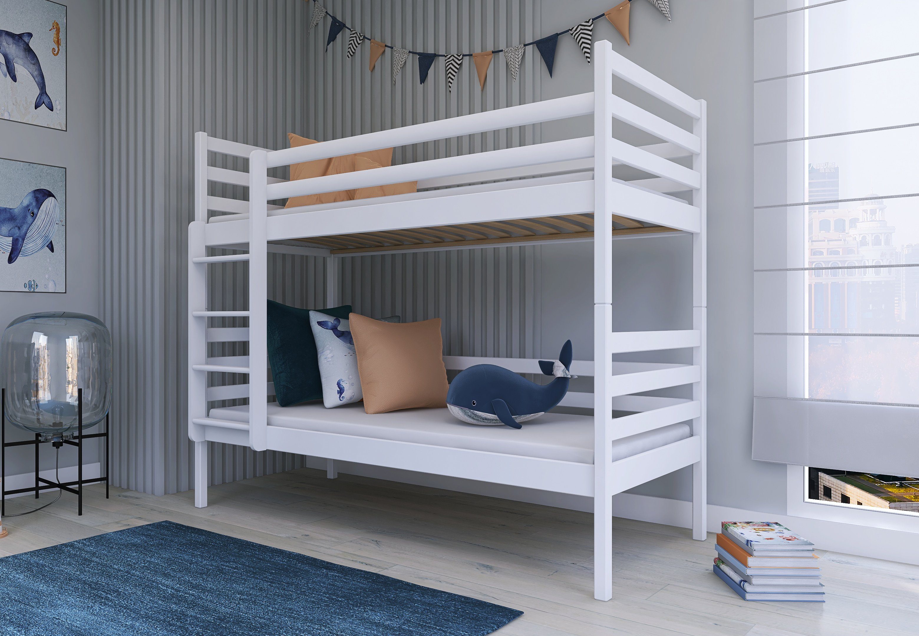 Kids Collective Etagenbett Hochbett 90x200 Etagenbett günstig online kaufen