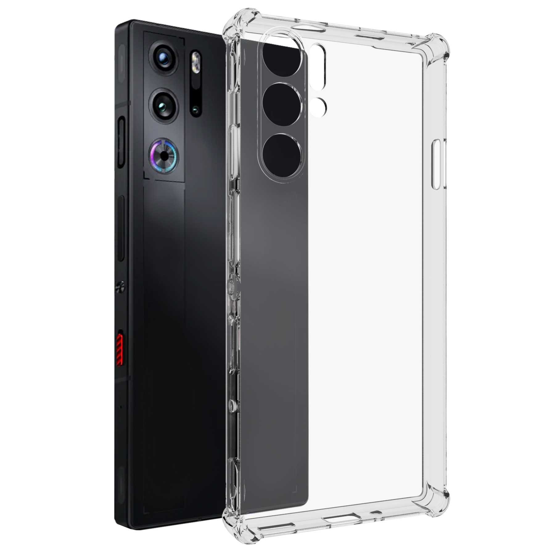 mtb more energy Smartphone-Hülle Clear Armor Case für ZTE nubia Red Magic 9 Pro / Pro Plus, Transparente TPU Schutzhülle Case Backcover mit Anti-Shock Verstärkung
