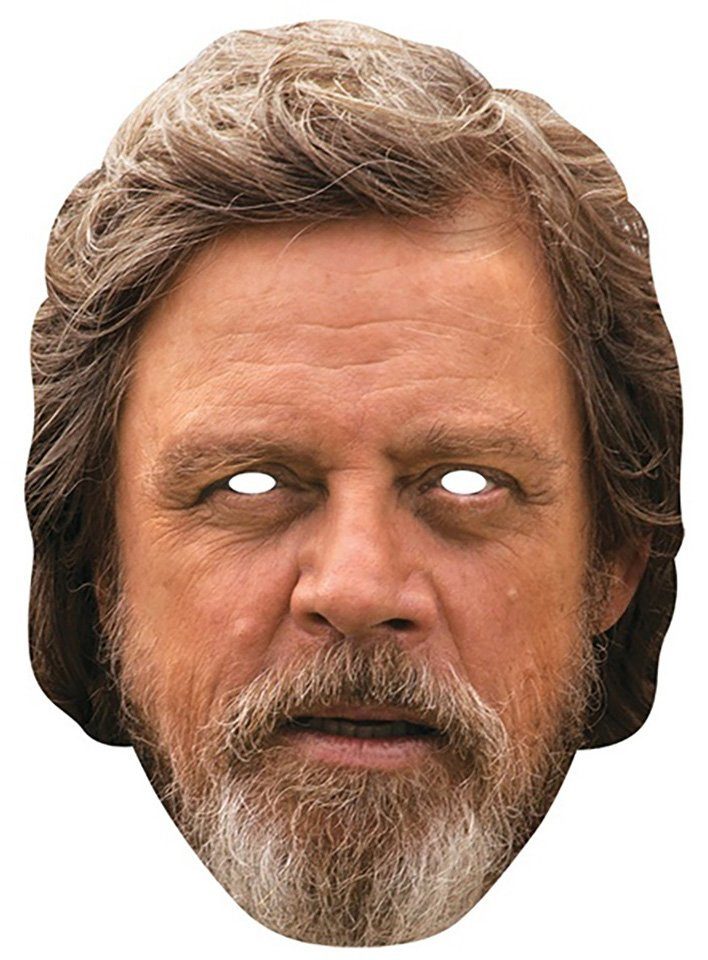 Rubie´s Verkleidungsmaske Star Wars Luke Skywalker Pappmaske, Einfache Maske im realistischen Look