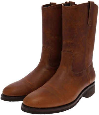 Sendra Boots 14968 DESERT Braun Cowboystiefel Rahmengenähte Lederstiefel