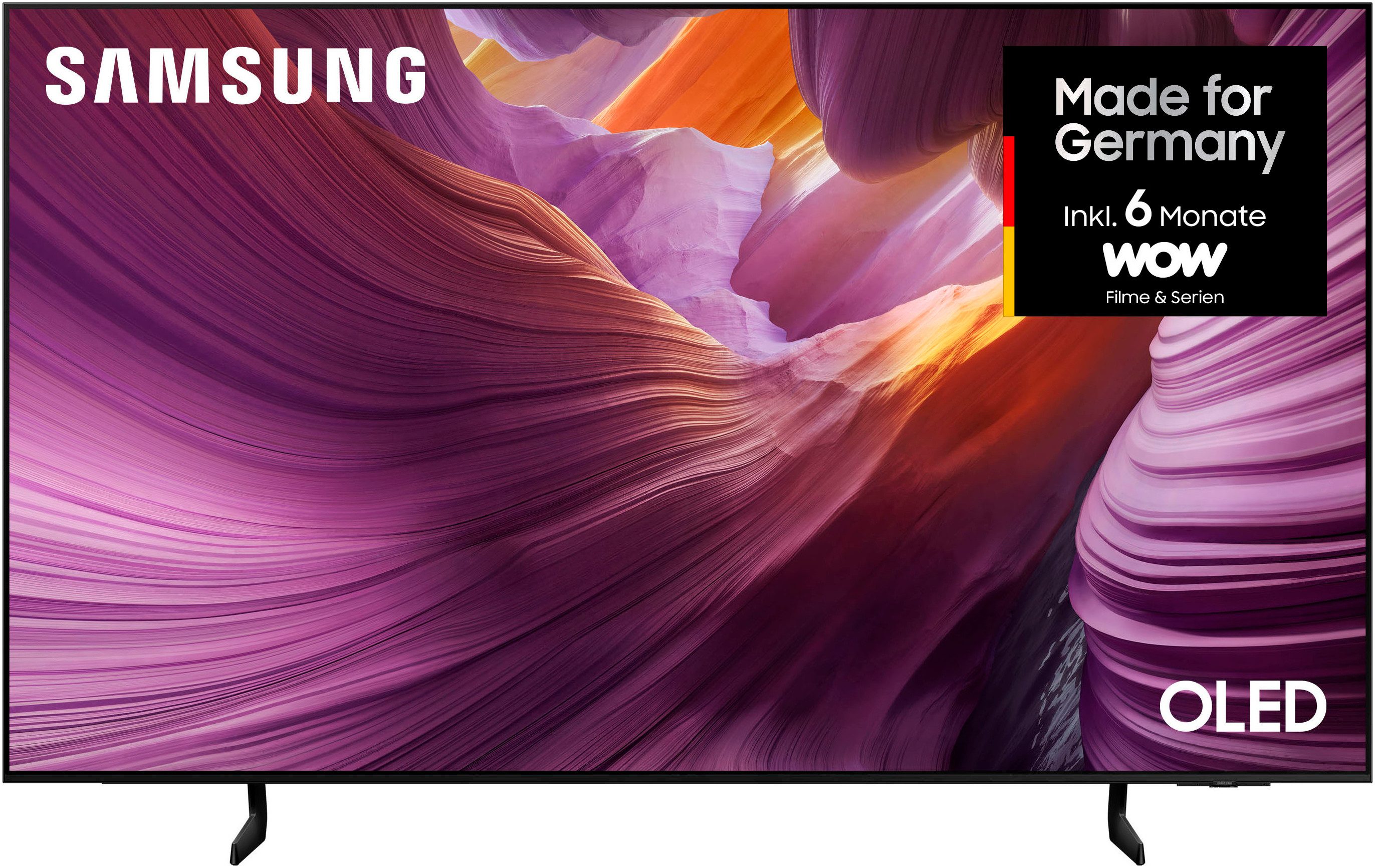Samsung GQ55S85FAU OLED-Fernseher (138 cm/55 Zoll, 4K Ultra HD, Smart-TV, HDR, Dolby Atmos & AI Sound, Pantone Farben, Gaming Hub, bis zu 120Hz)