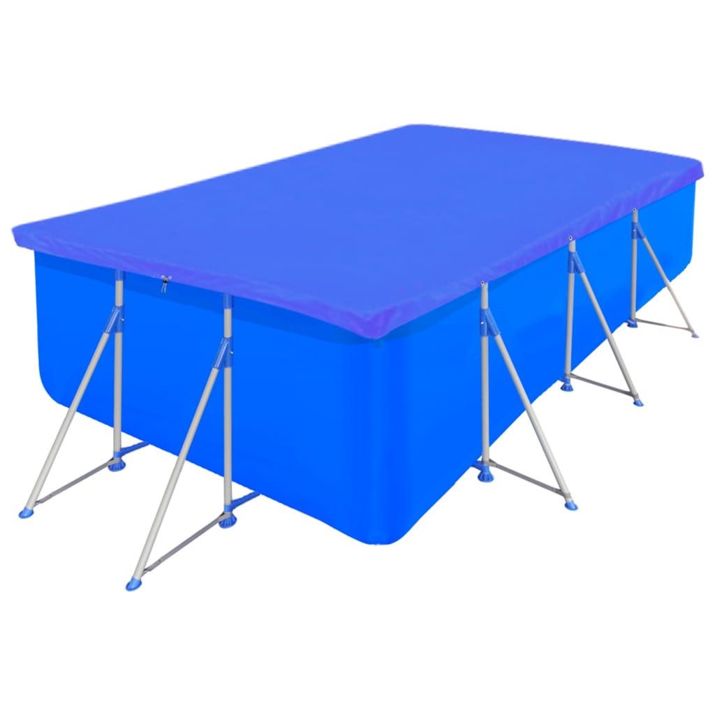 vidaXL Poolverdeck, Poolabdeckungen 2 Stk. PE Rechteckig 90 g/m² 540x270 cm