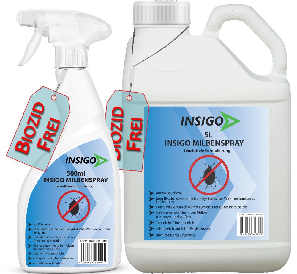 Insektenspray Anti Milben-Spray Milben-Mittel Ungezieferspray
