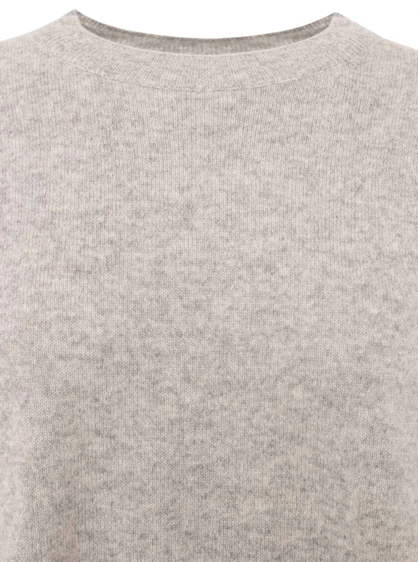 Zwillingsherz Kaschmirpullover Kastiger Rundhalspullover