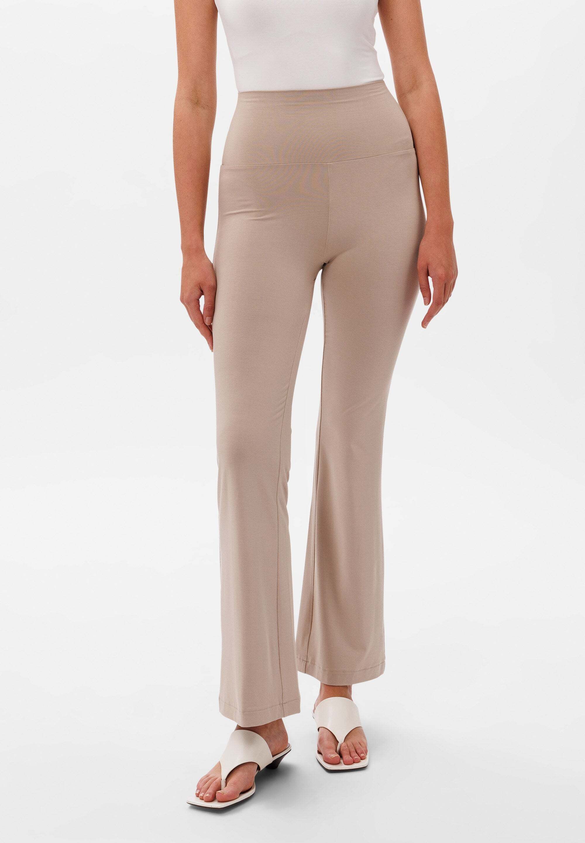 SNOCKS Highwaist Leggings Les Lunes by SNOCKS Schlaghose - BELLE (1-tlg) mit hohem, elastischem Taillenbund und ausgestelltem Bein
