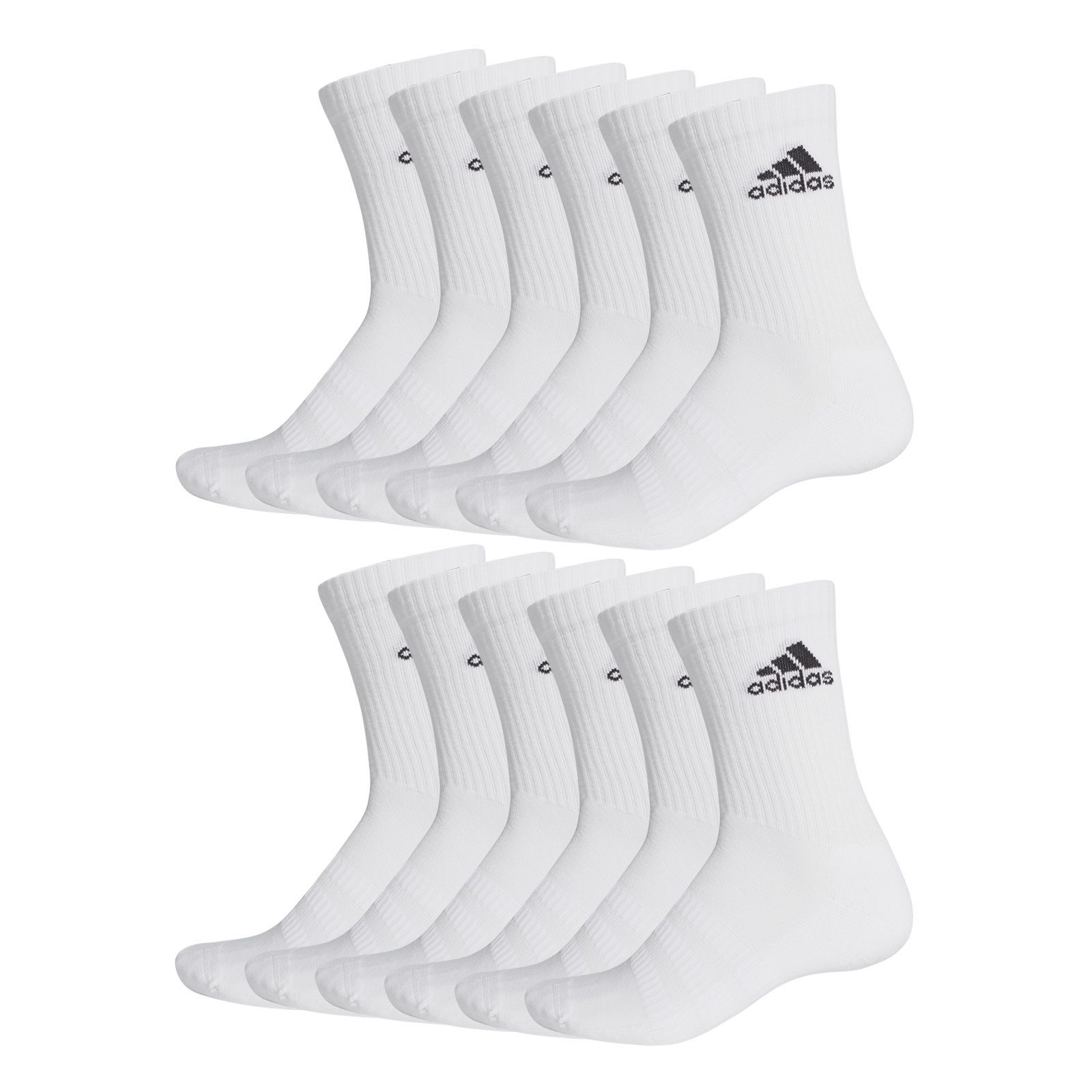 adidas Sportswear Socken Cushioned Crewsocken (6-Paar) mit Logo im Bund günstig online kaufen