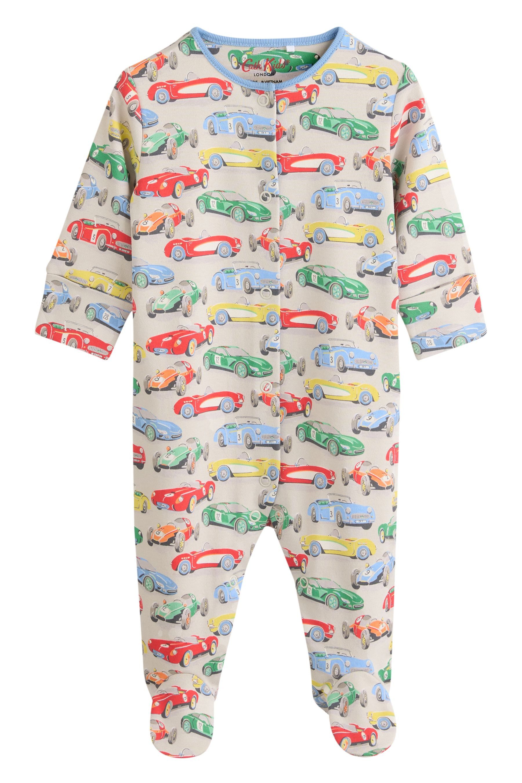 Next Schlafoverall Cath Kidston Baby-Baumwollschlafanzüge, 3er-Pack (3-tlg)