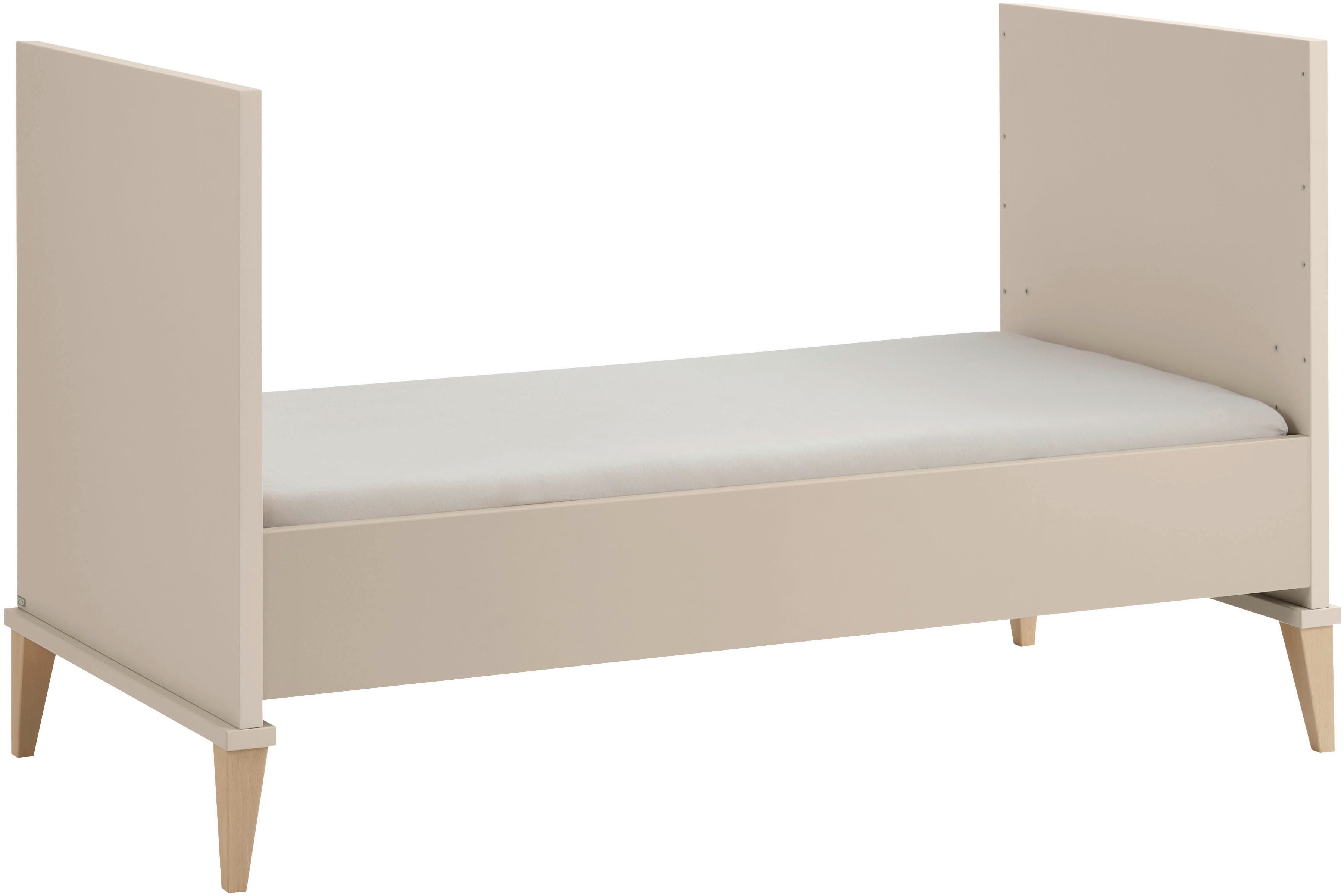 PAIDI Umbauseiten JONTE für den Umbau vom Babybett zum Juniorbett, Erweiterungs-Set zum Kinderbett 70x140cm in Beige
