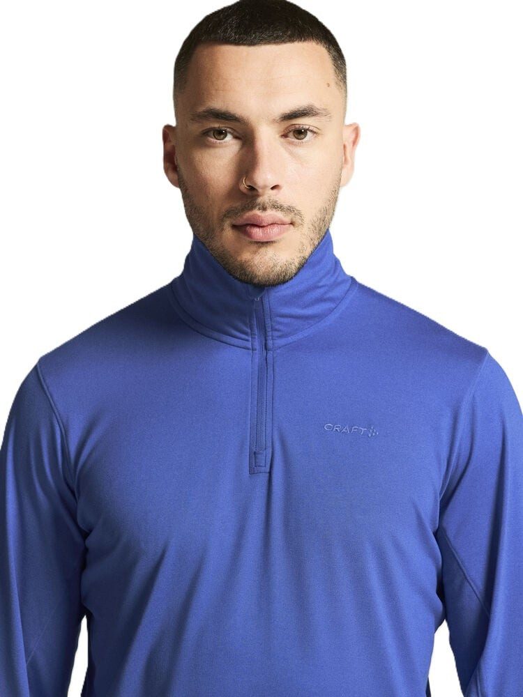 Craft Langarmshirt Flow Half-Zip (leicht, weiches Tragegefühl) royalblau Herren