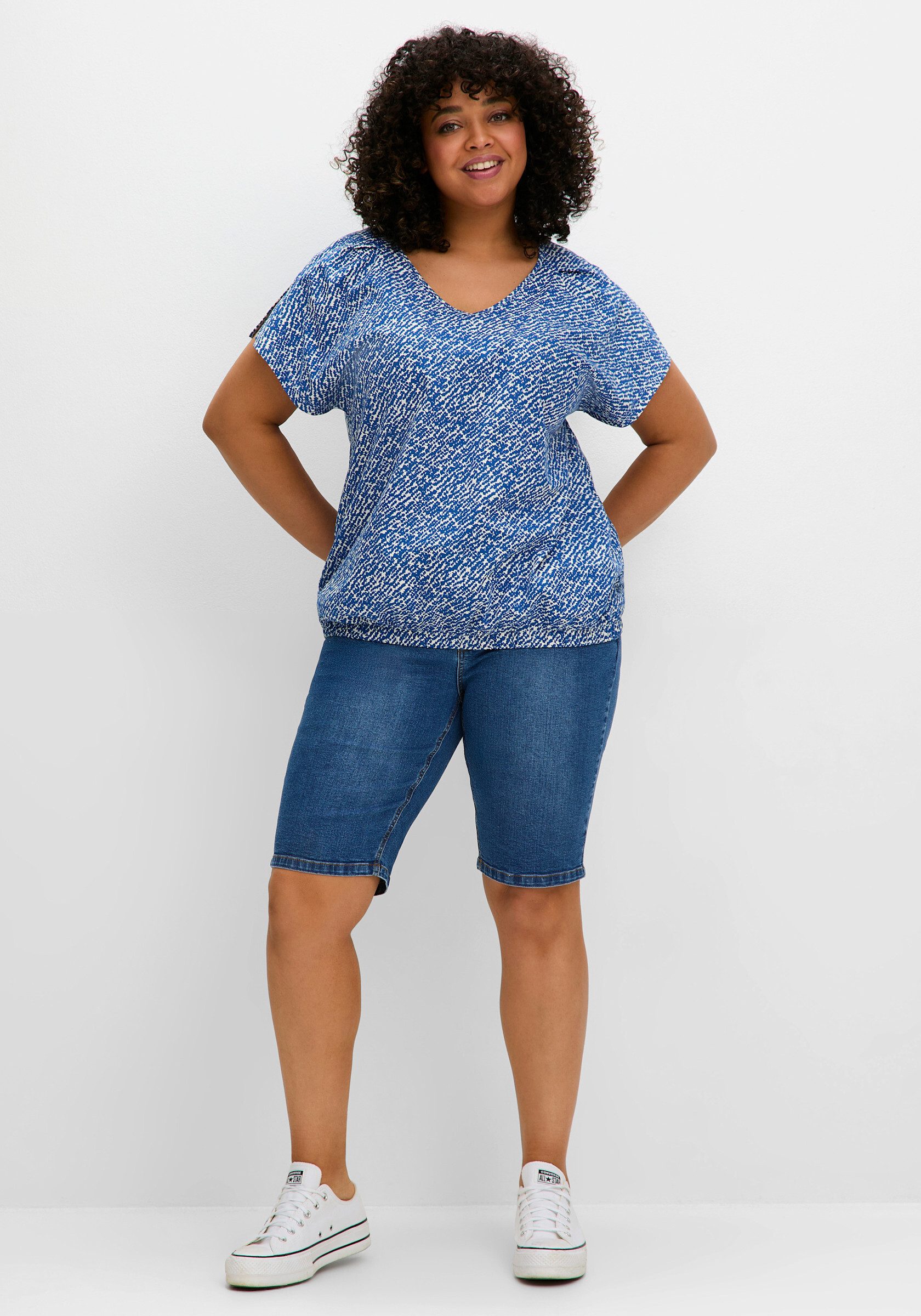 Sheego Jeansshorts Jeansbermudas günstig online kaufen