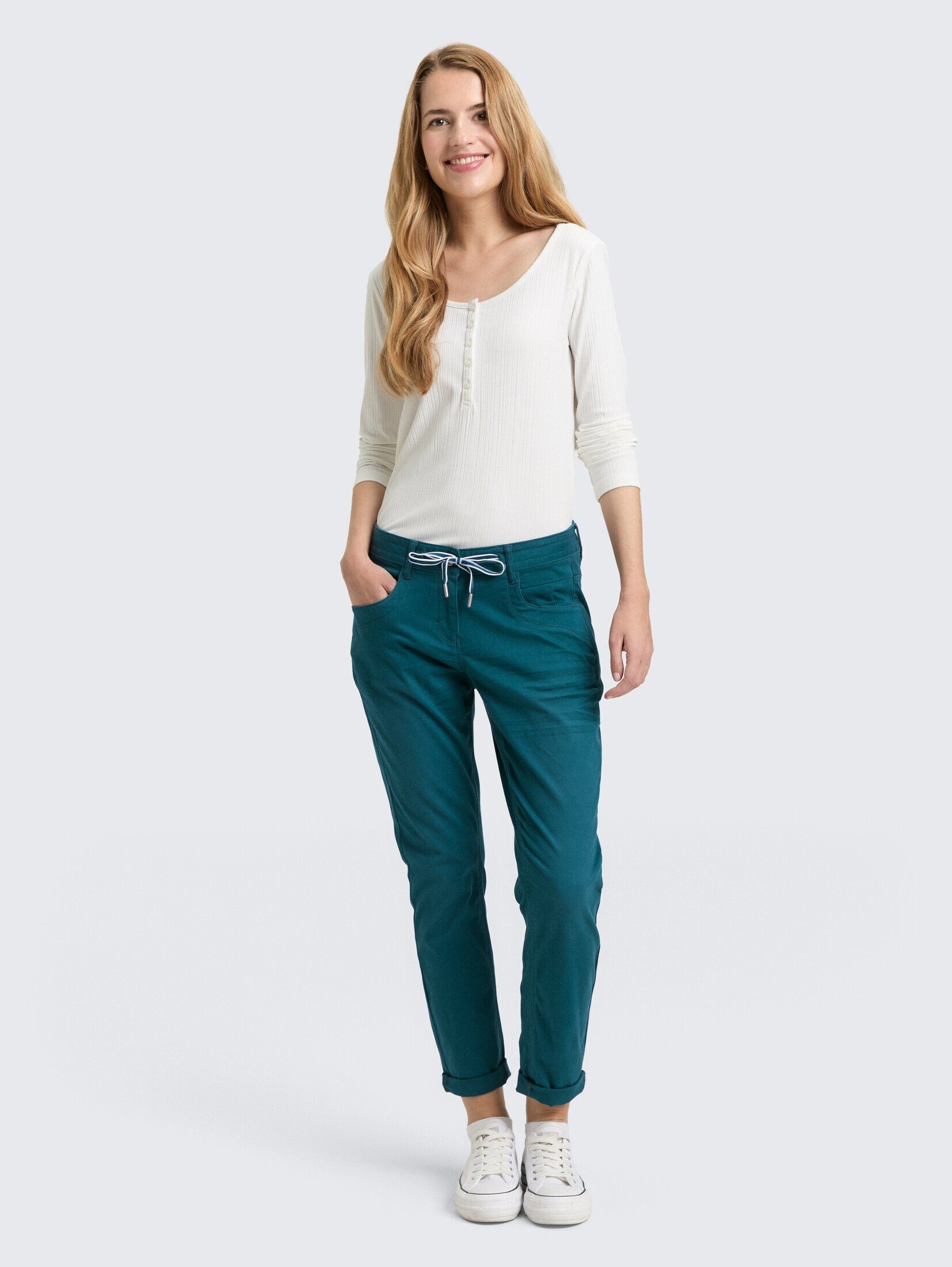 TOM TAILOR 7/8-Hose Hosen & Chino Tapered Relaxed Hose günstig online kaufen