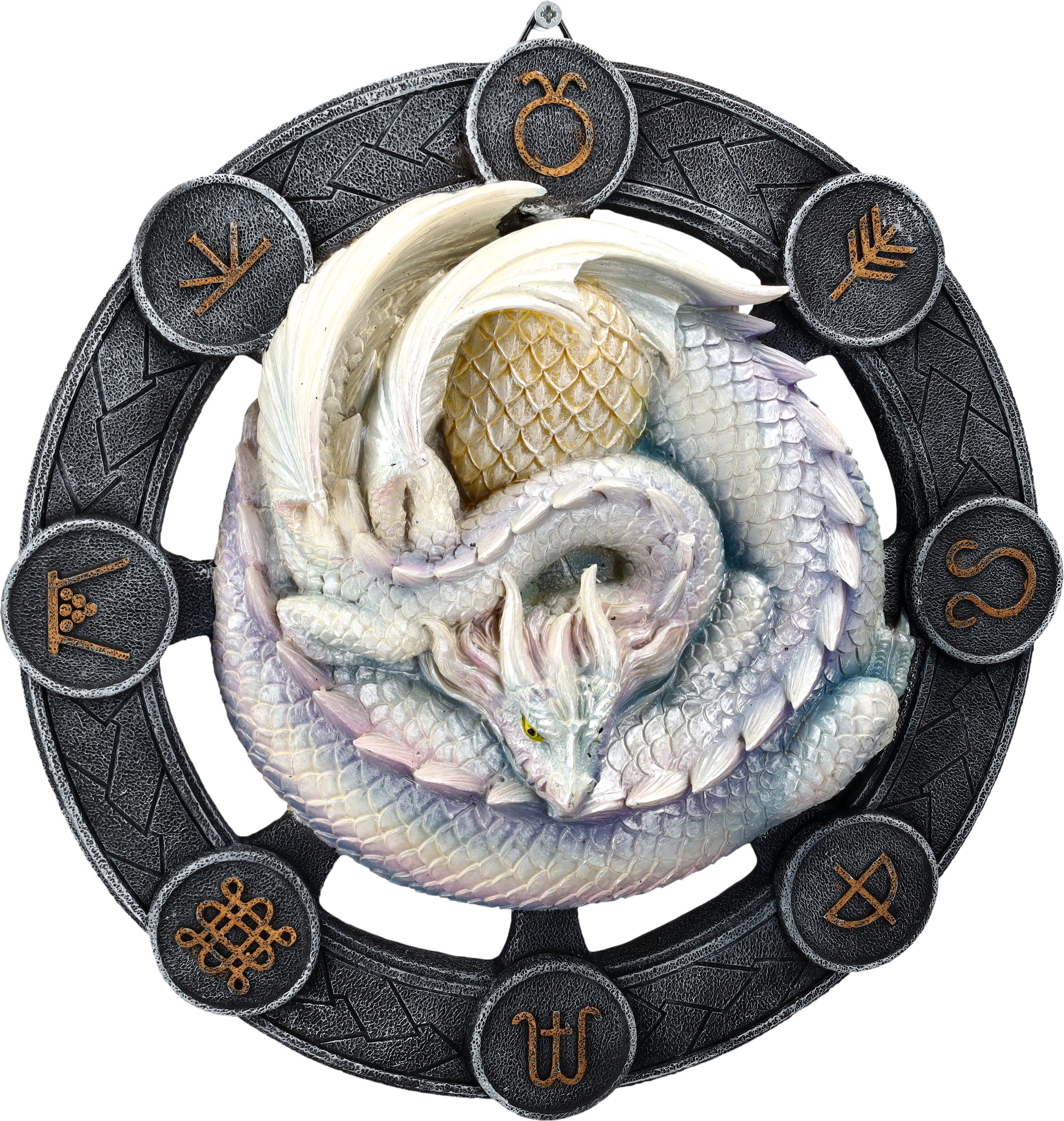 Wanddekoobjekt Wandrelief - Drache Ostara by Anne Stokes Fantasy Dekoration Wanddeko
