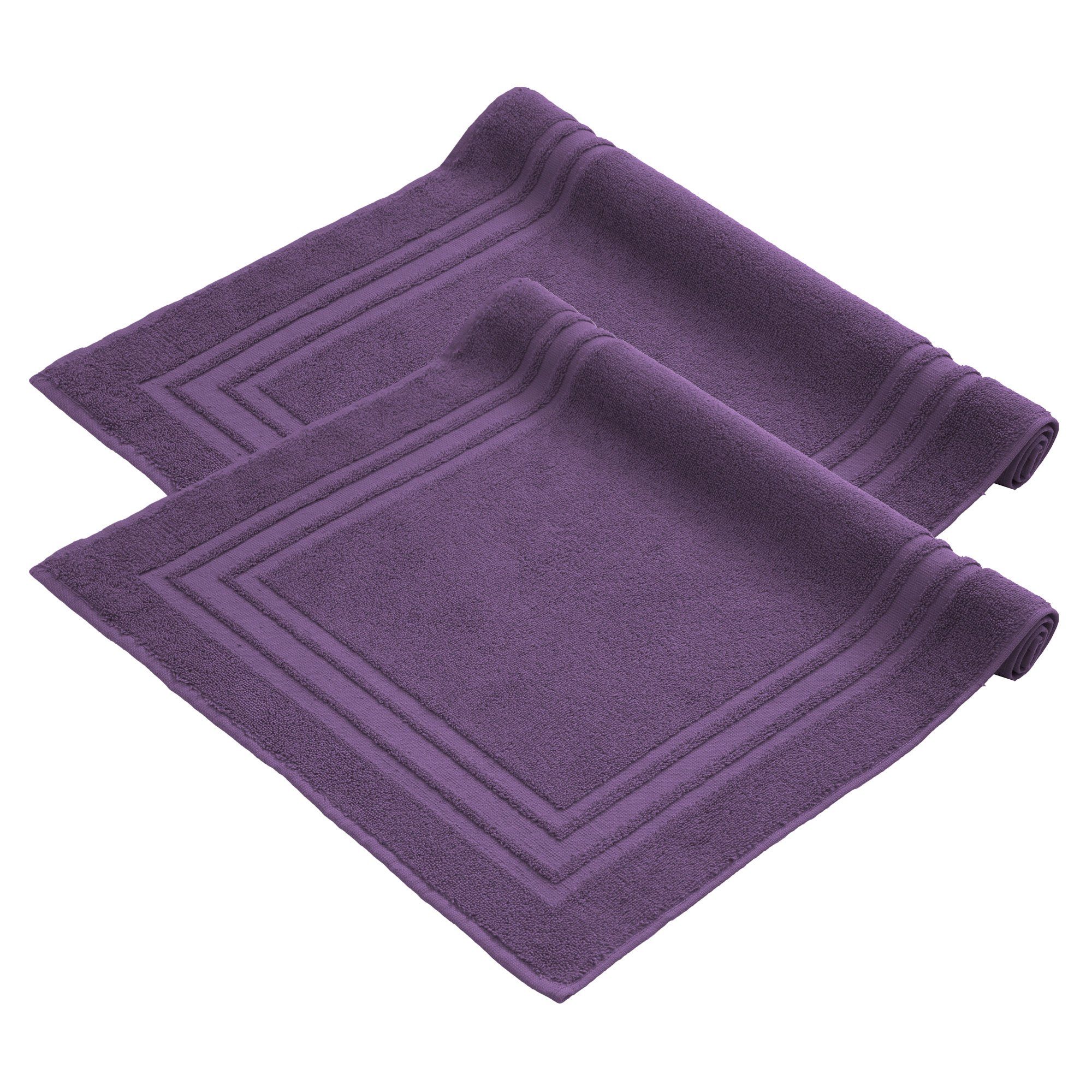 Komfortec Badematte Badvorleger aus 100% Baumwolle, günstig online kaufen