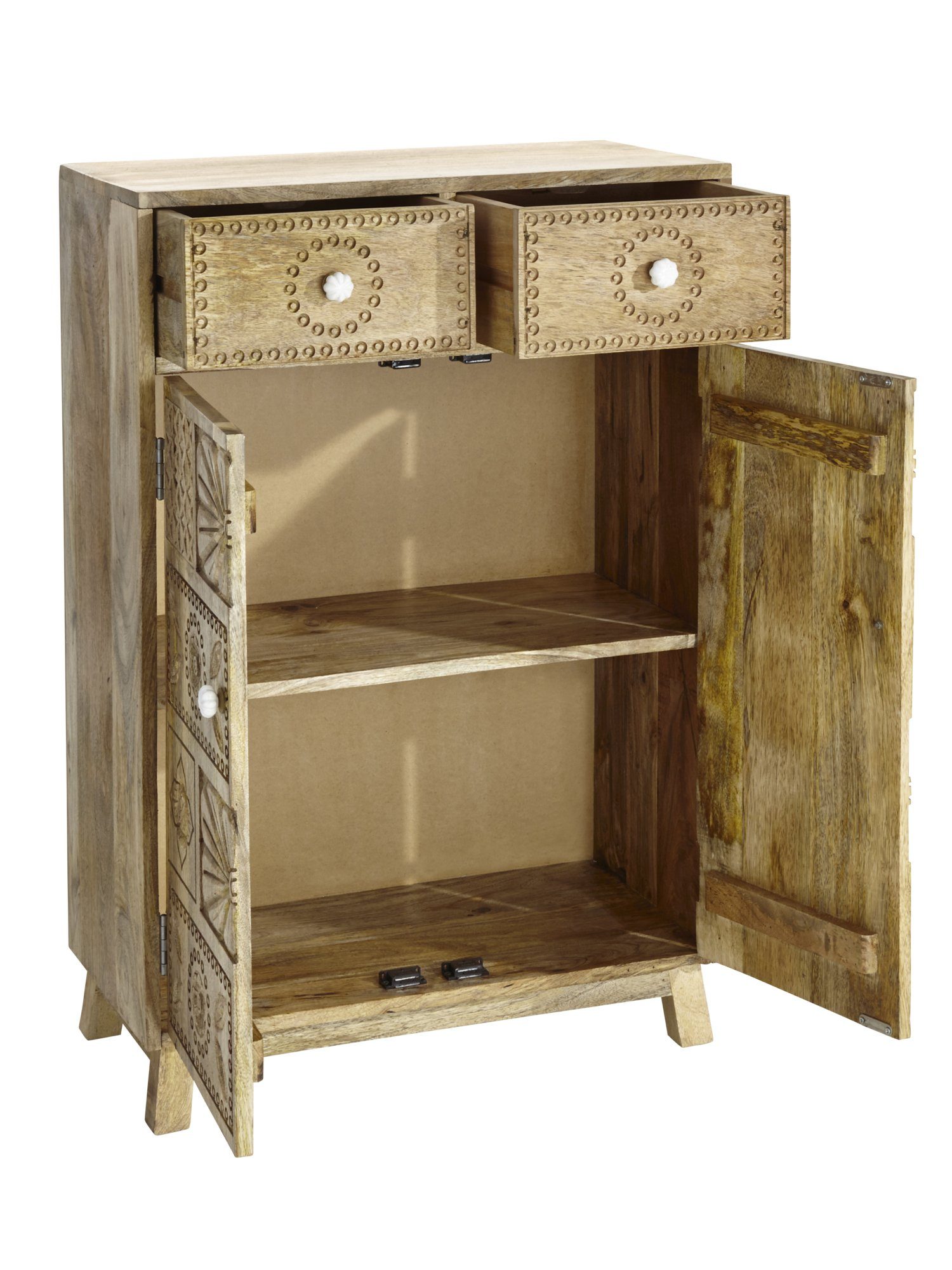 heine home Kommode, Aus Massivholz natur lackiert online kaufen | OTTO