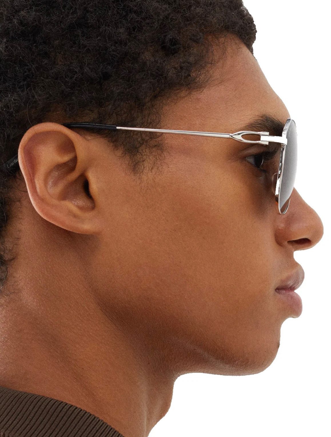 Cartier Sonnenbrille Signature C Aviator-Frame Brille Unisex mit charakteristischem „C“-Scharnier als Cartier-Signatur