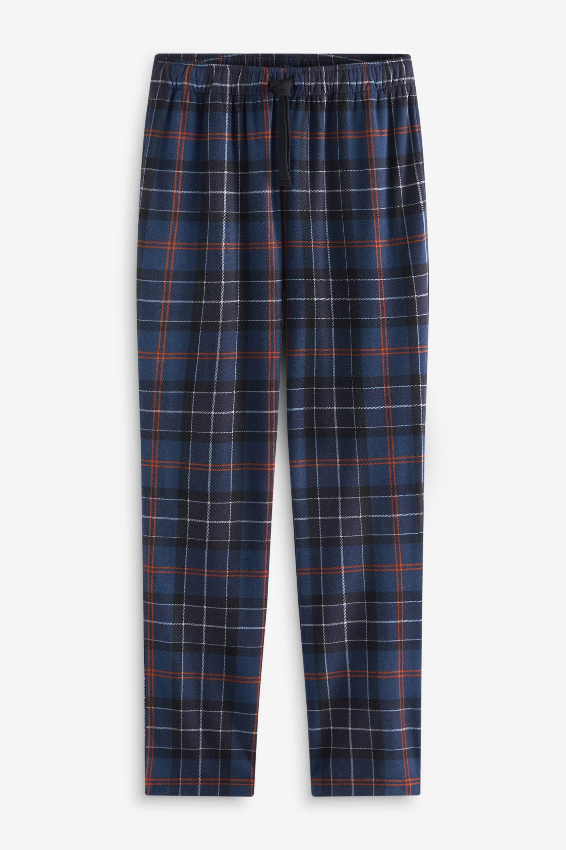 Next Pyjamahose Motion Flex gemütliche Schlafanzughose (1-tlg) Navy Blue Check