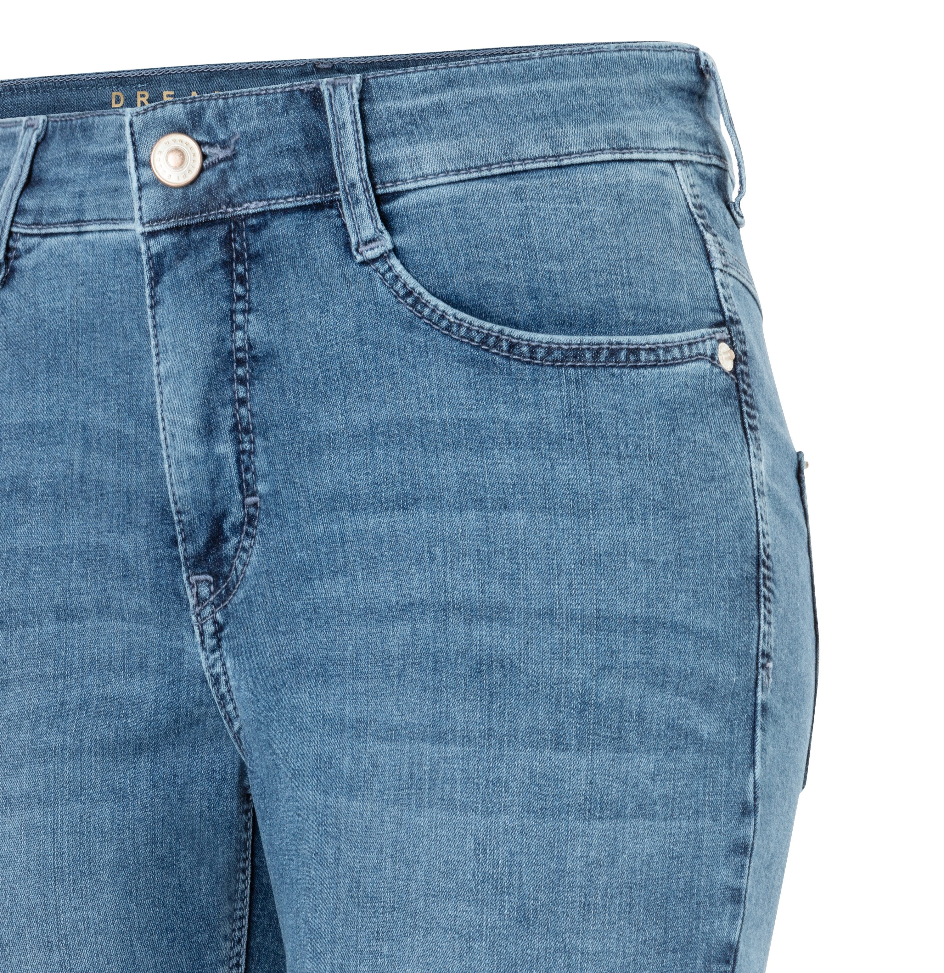 MAC Stretch-Jeans MAC DREAM SUN mid light blue wash 5472-90-0351 D413 - WONDERLIGHT – Bild 5 von 5