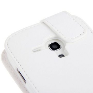 König Design Handyhülle Samsung Galaxy S3 Mini, Samsung Galaxy S3 Mini Handyhülle Backcover Weiß