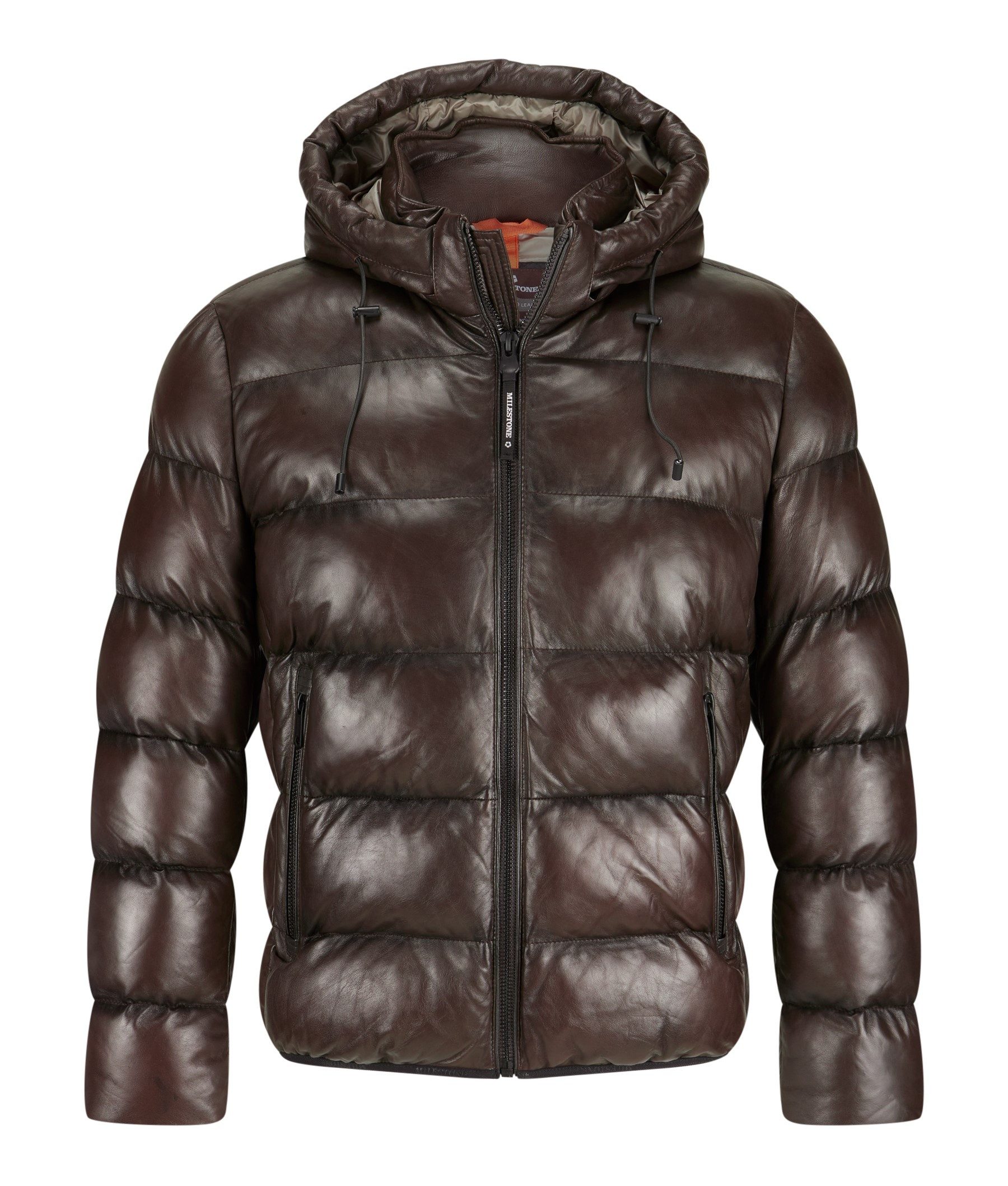 Milestone Lederjacke MSSalomon leichte, Wetterbeständige Lederjacke mit abn günstig online kaufen