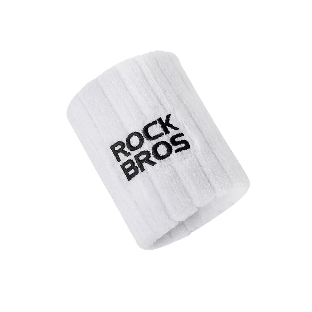 ROCKBROS Armband Schweißband Handgelenkband Trainingsband (Spar-Set, 1-tlg., 8 x 8 cm atmungsaktiv), schweißabsorbierend, elastisch, gesticktes Logo