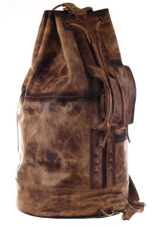 Beuteltasche Nature MASCU aus LINE, GreenLand & Leder