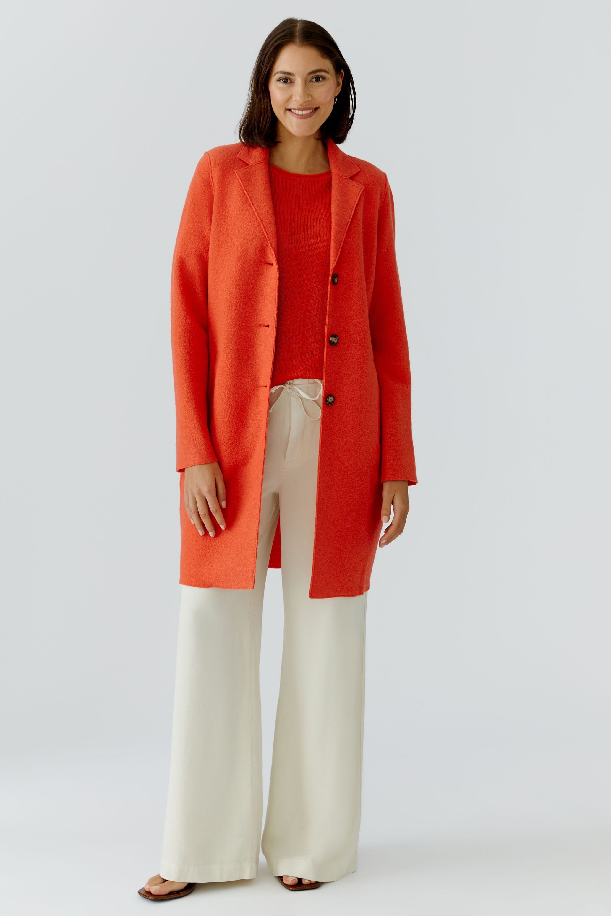 Oui Wollmantel MAYSON Boiled Wool - reine Schurwolle