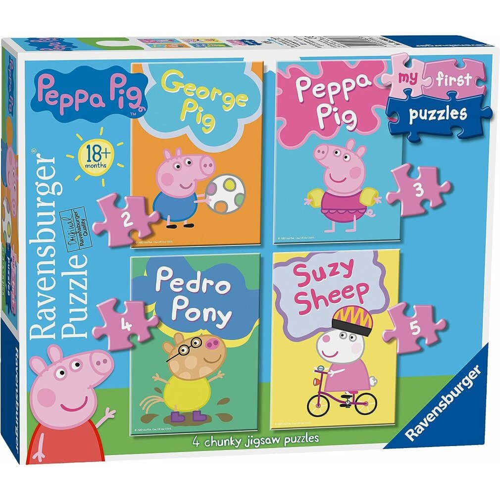 Puzzle Mein erstes Peppa Pig Puzzle 4in1 (2,3,4,5 Teile)