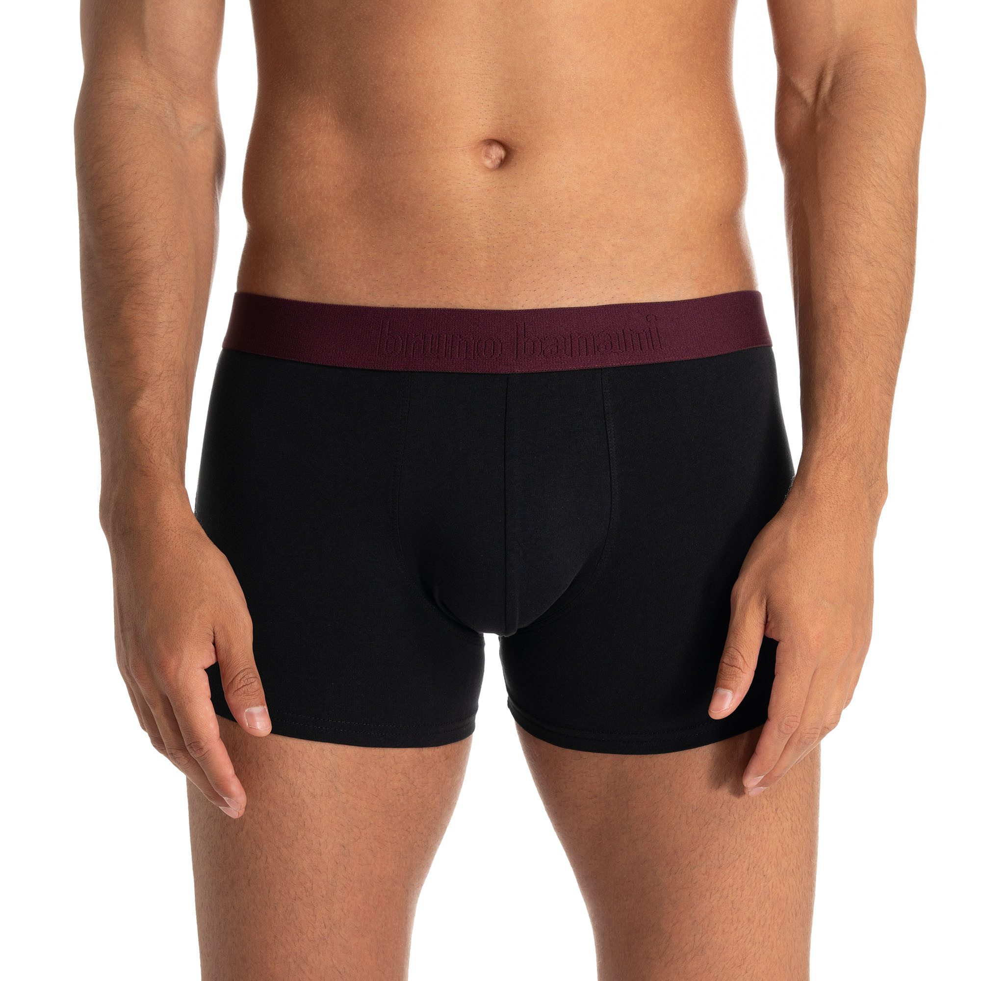 Bruno Banani Boxer Flowing (2er Pack) mit kontrastreichem Logobund