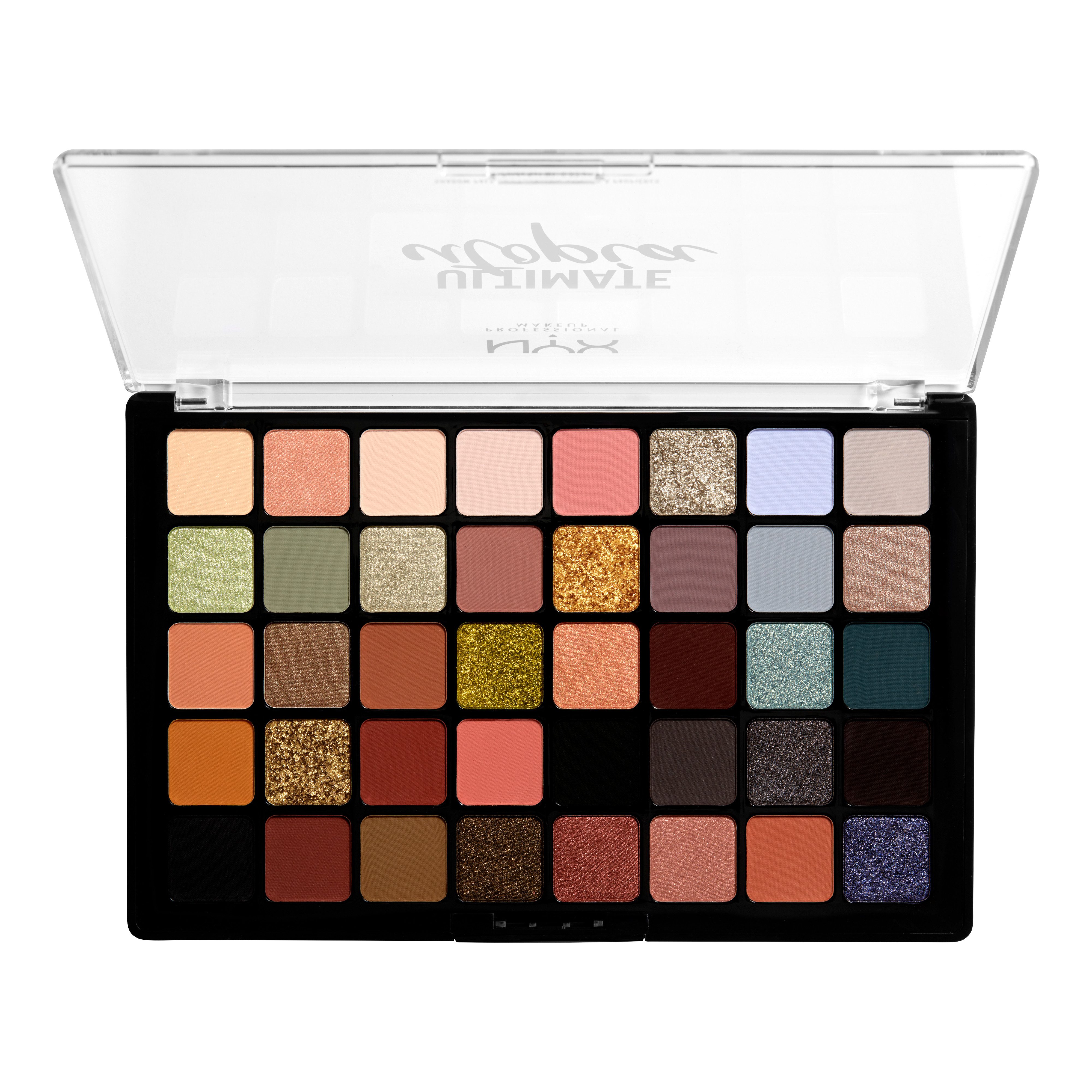 NYX PROFESSIONAL MAKEUP Lidschatten-Palette ULTIMATE SHADOW PALETTE, mit intensiven Farbtönen