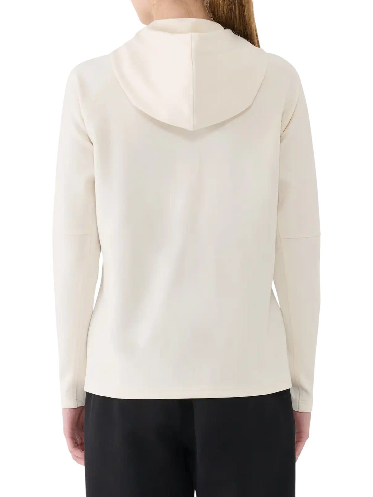 4F Trainingsjacke F2260 mit Kapuze weiss Damen