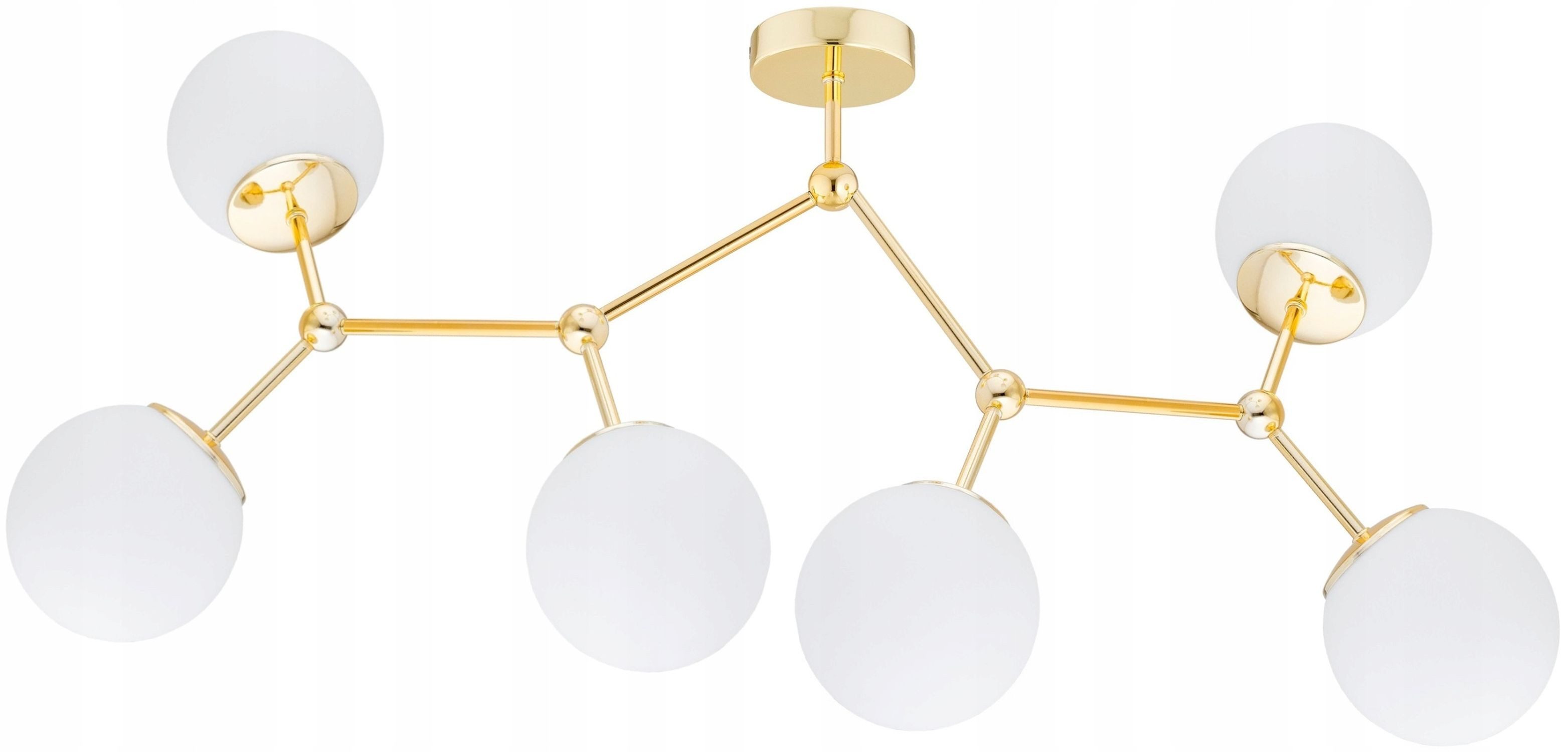 Licht-Erlebnisse Deckenleuchte NAKOA, ohne Leuchtmittel, E27 Kugel Schirm Modern Deckenleuchte