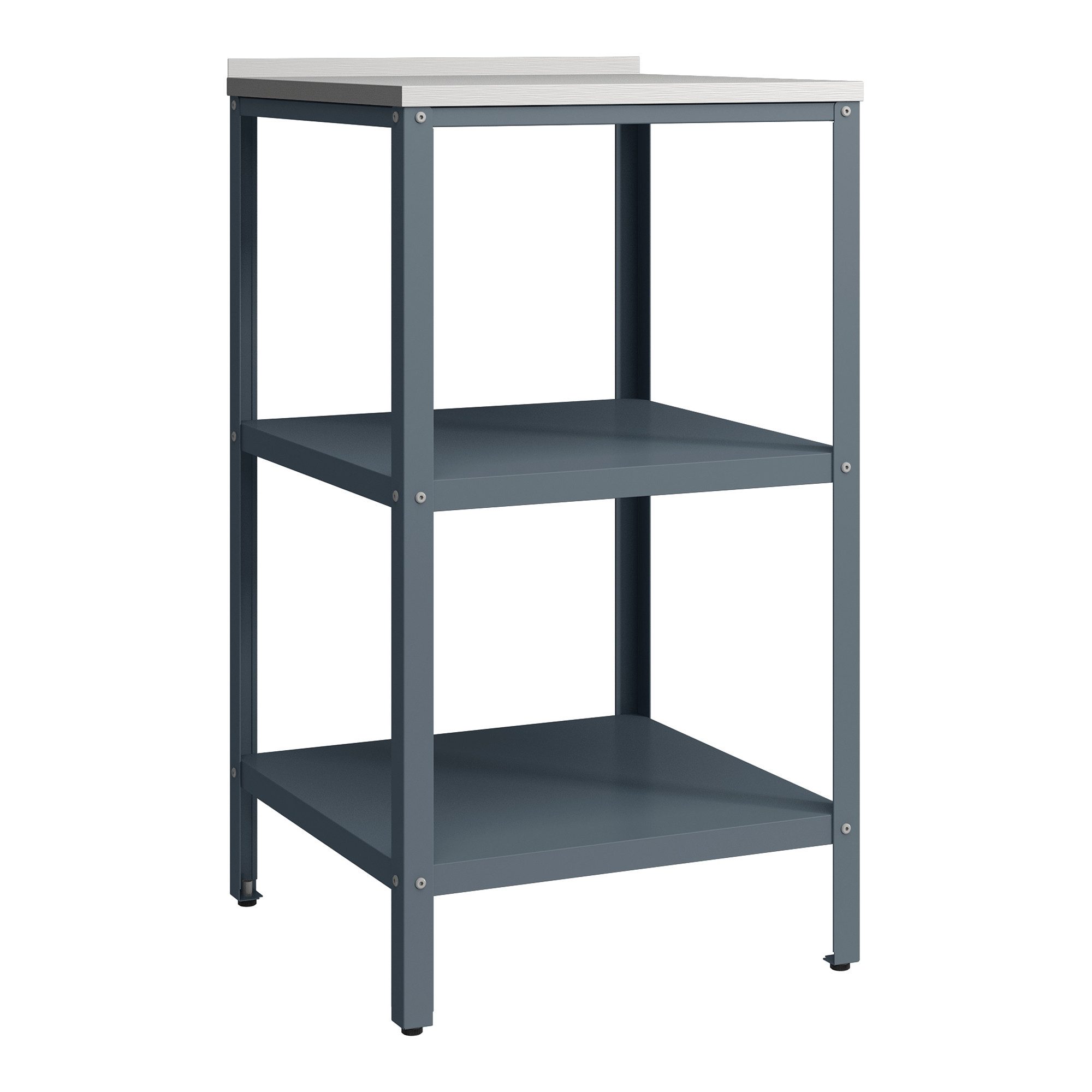 casa.pro Standregal, Outdoor Standregal ’Bolognano’ 92x50x50 cm Dunkelgrau/ günstig online kaufen